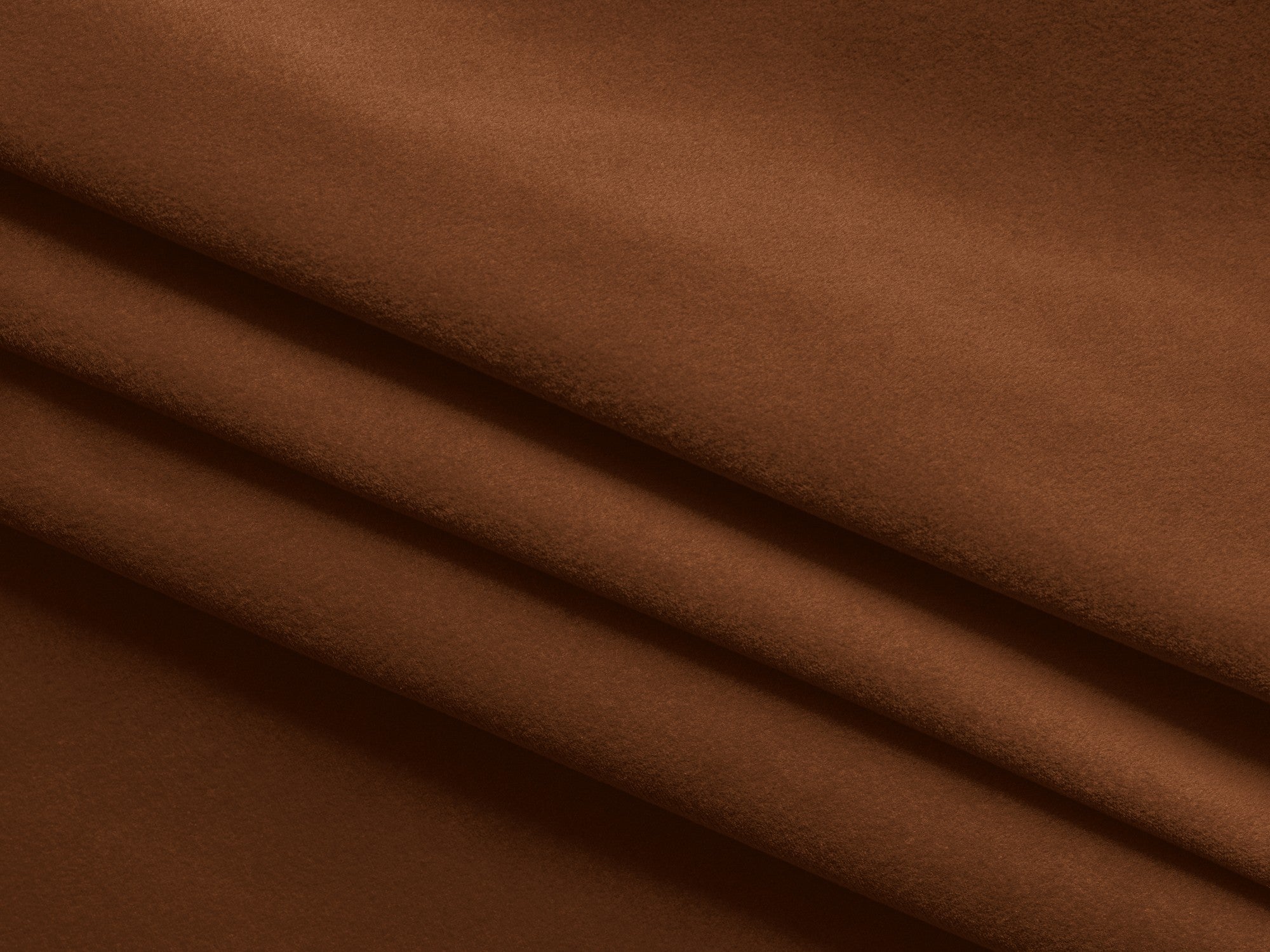 Velvet 3-Seater Sofa with Sleeping Function KAPUA Terracotta