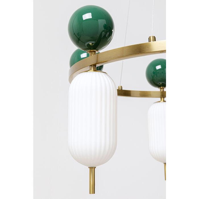 Charleston Green Hanging Lamp mit Golden