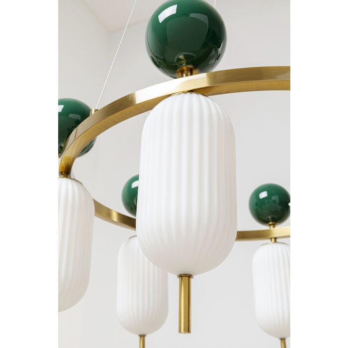 Charleston Green Hanging Lamp mit Golden