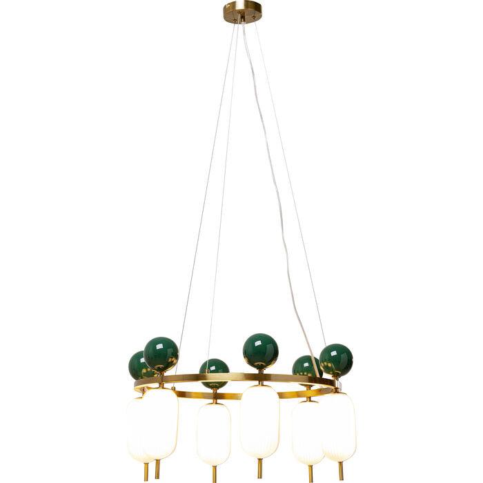 Charleston Green Hanging Lamp mit Golden