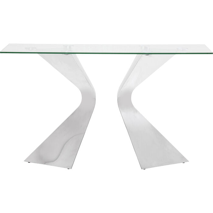 Gloria Silrory Glass Console