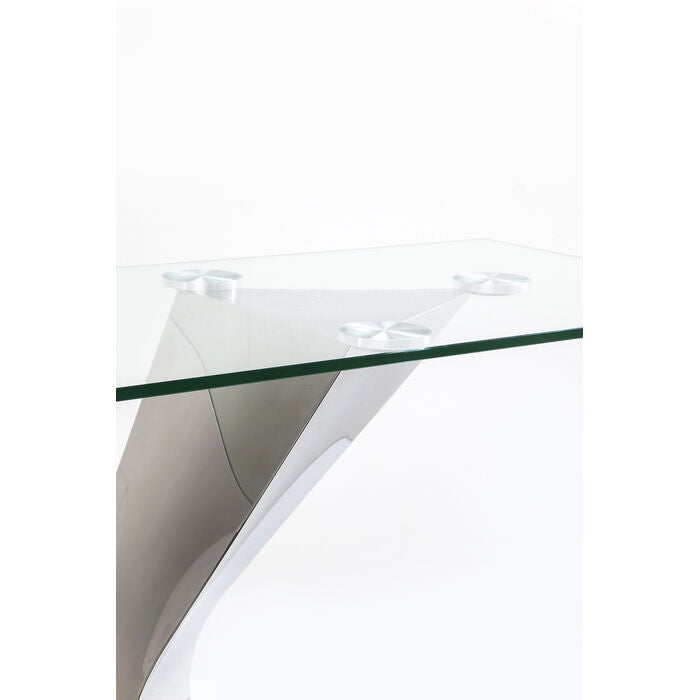 Gloria Silrory Glass Console