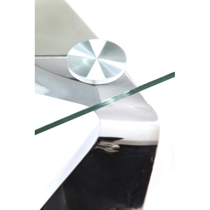 Gloria Silrory Glass Console