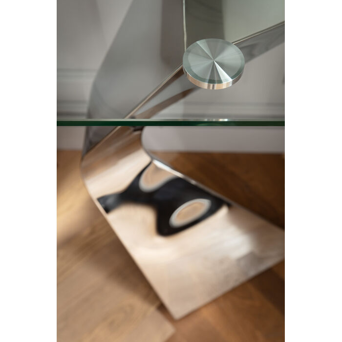 Gloria Silrory Glass Console