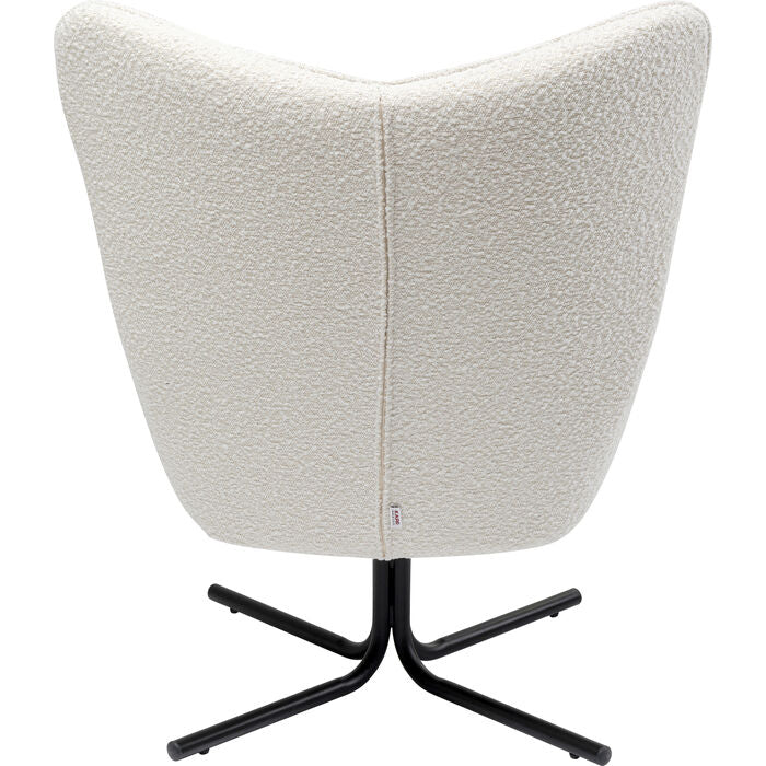 BouCle Cream Oscar Rotary Armcha