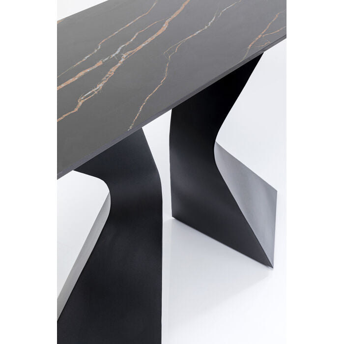 Gloria Black Ceramics Konsole