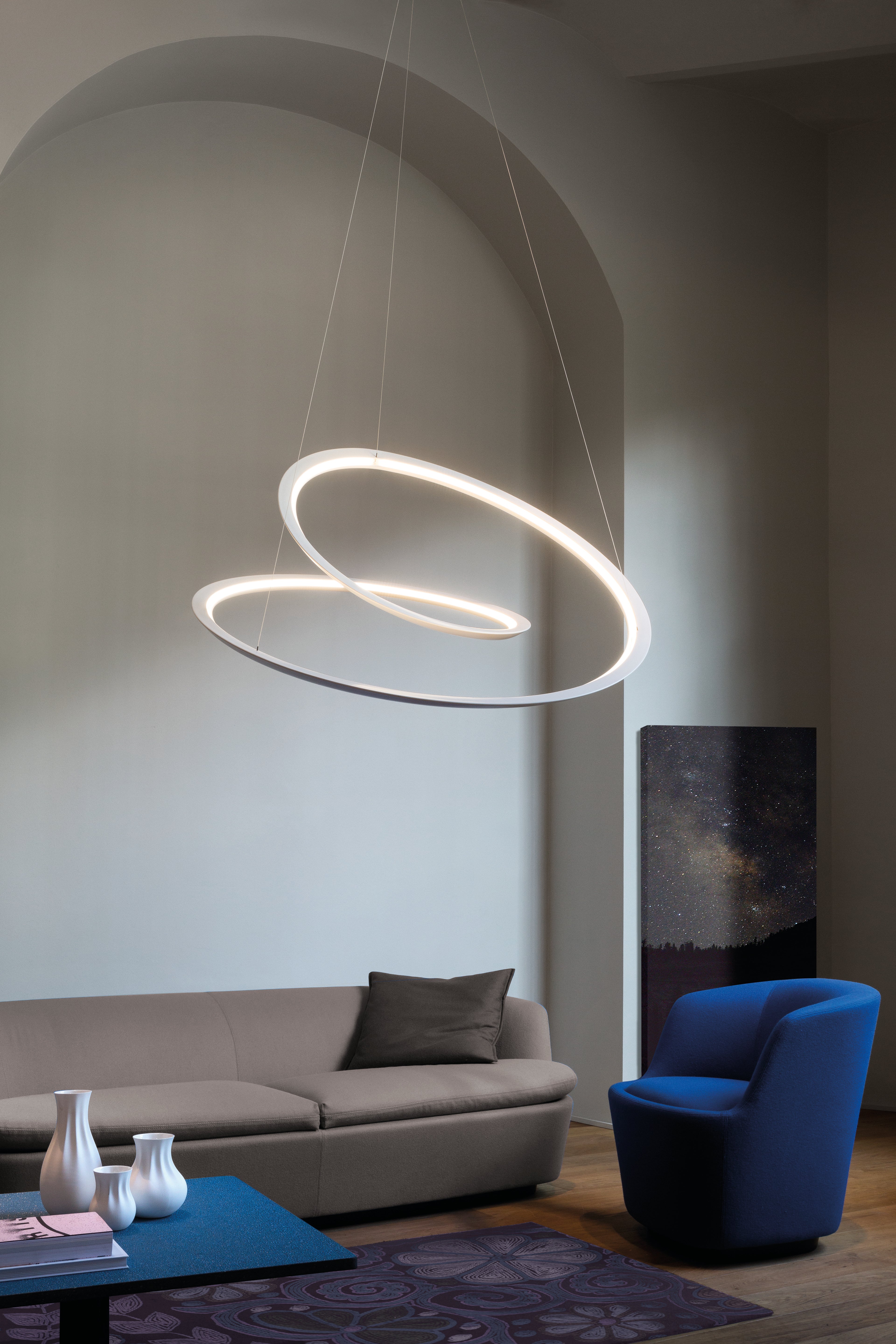 KEPLER white pendant lamp