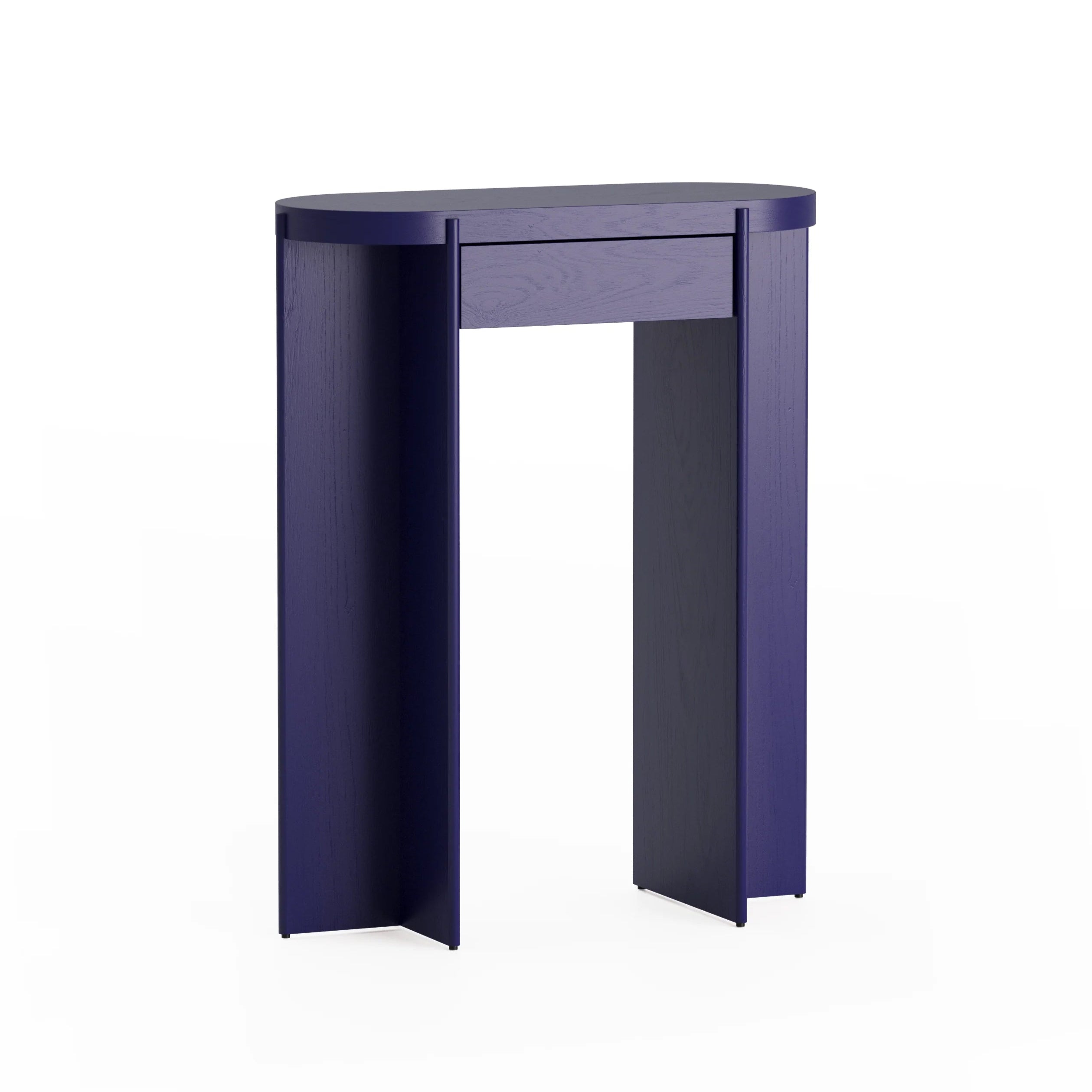 KIRU Console cobalt oak wood