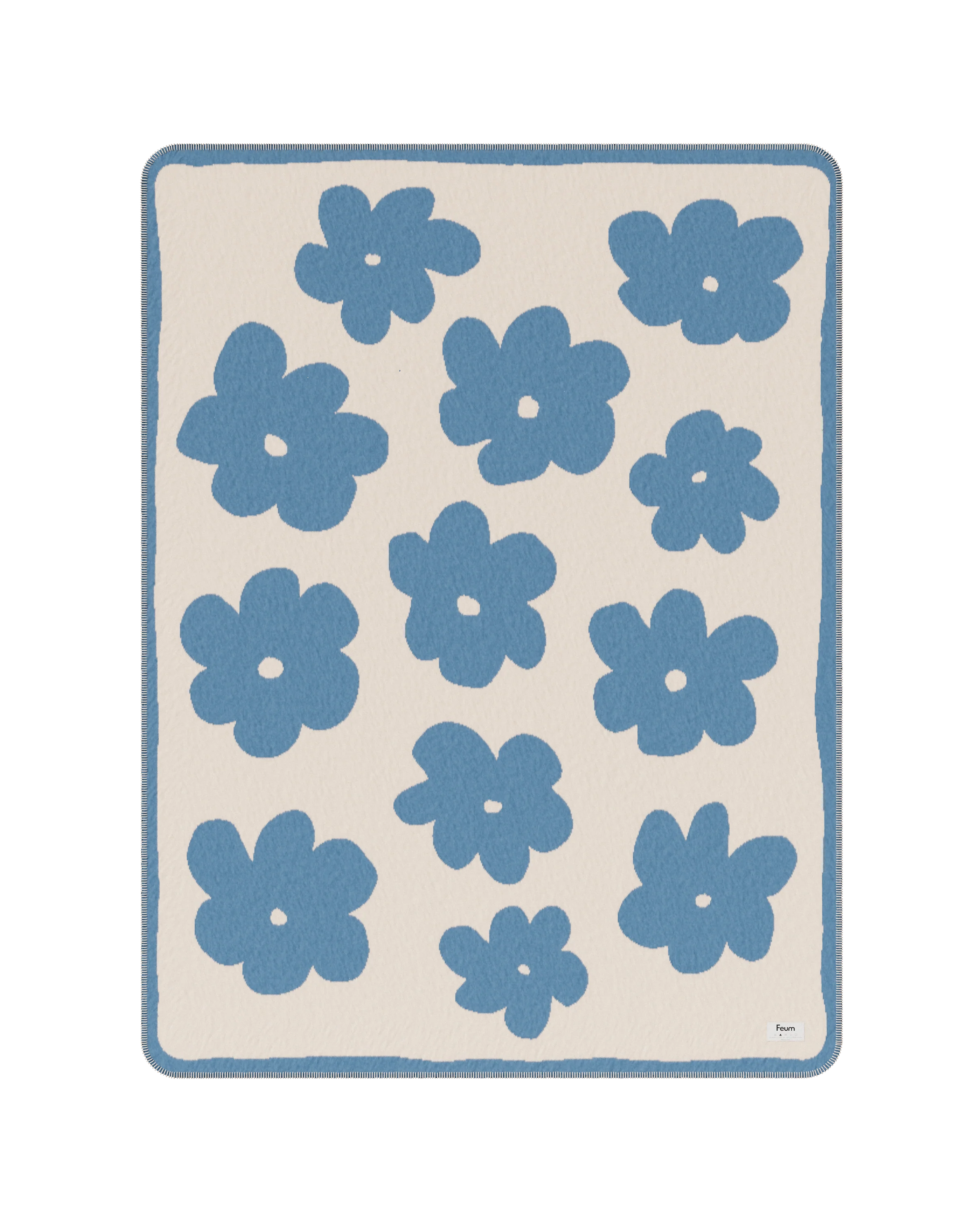 Koc FLO Himmelblau und Ecru