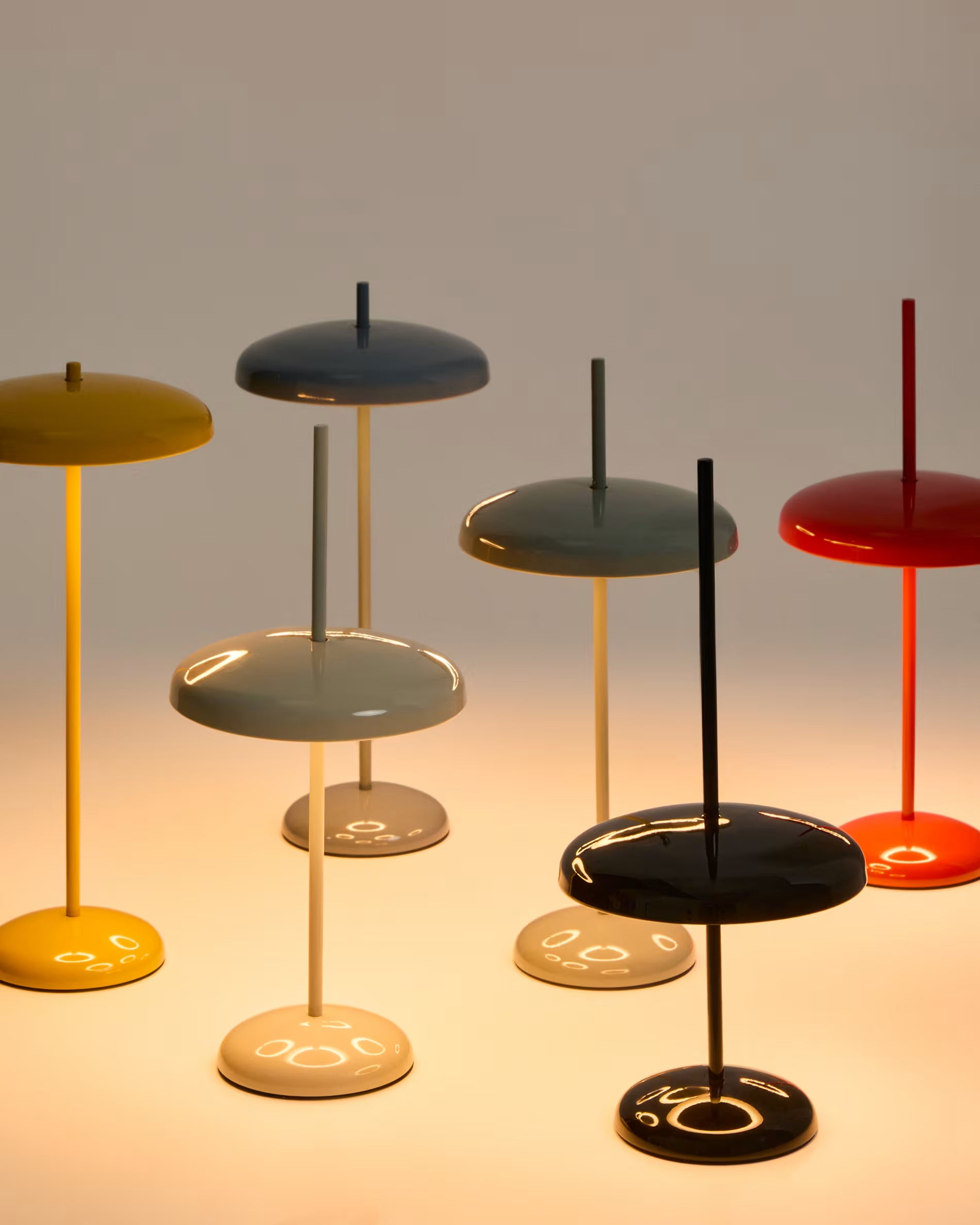 Tragbare Lampe PORTE rot