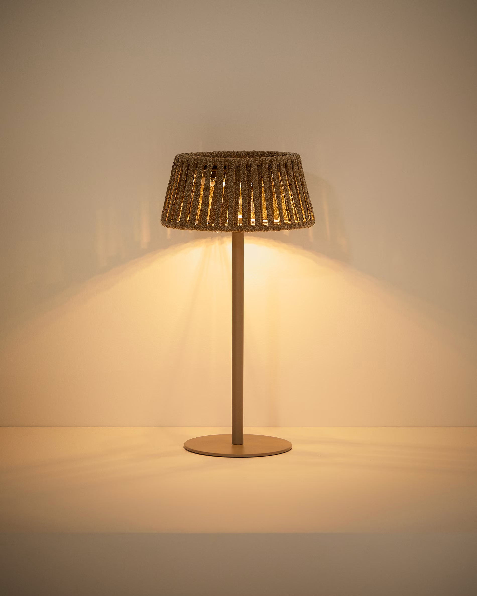 Beige Solar Garden Lamp ALDET