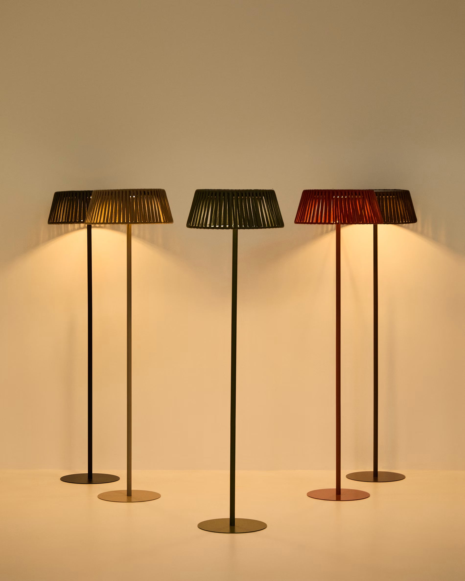 Beige Solar Floor Garden Lamp ALDET