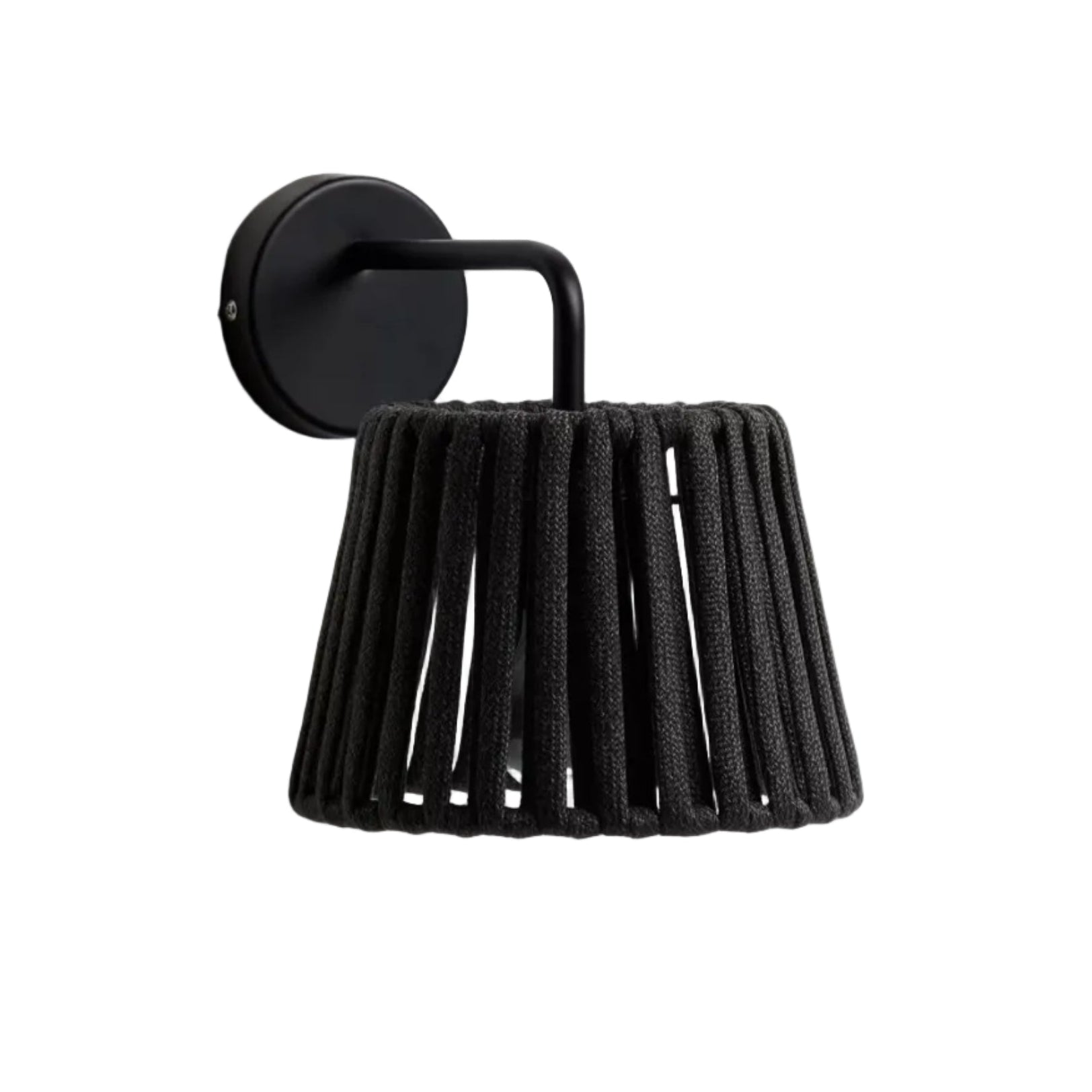 Solar Wall Garden Lamp ALDET Black