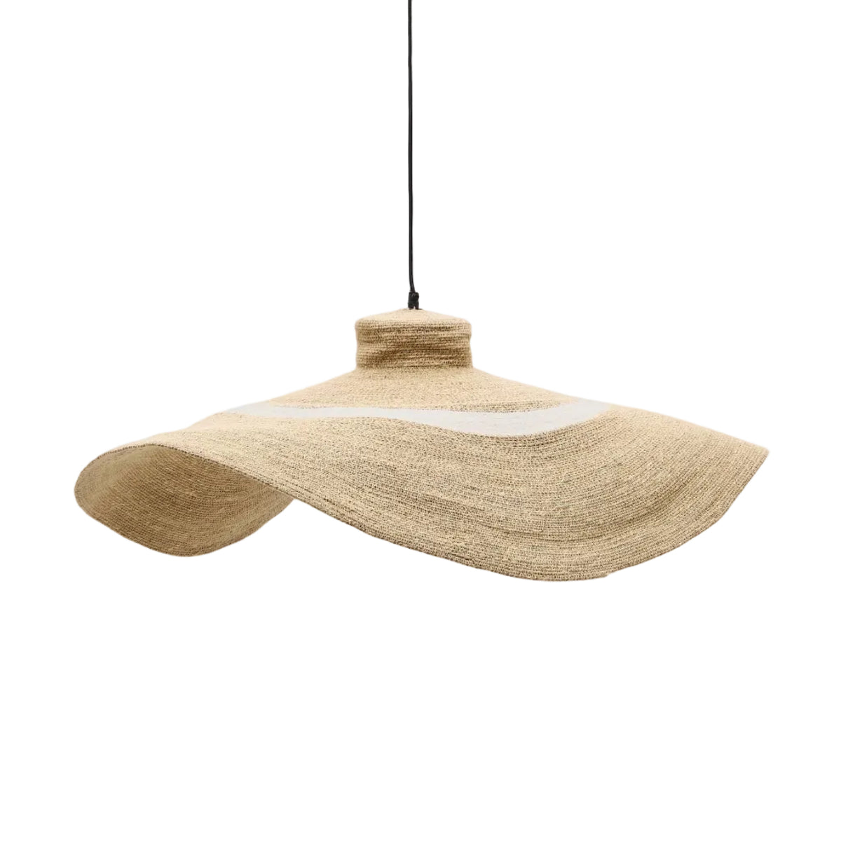 Lampa wisząca ALBENYA naturalne włókna i bawełna – Kave Home