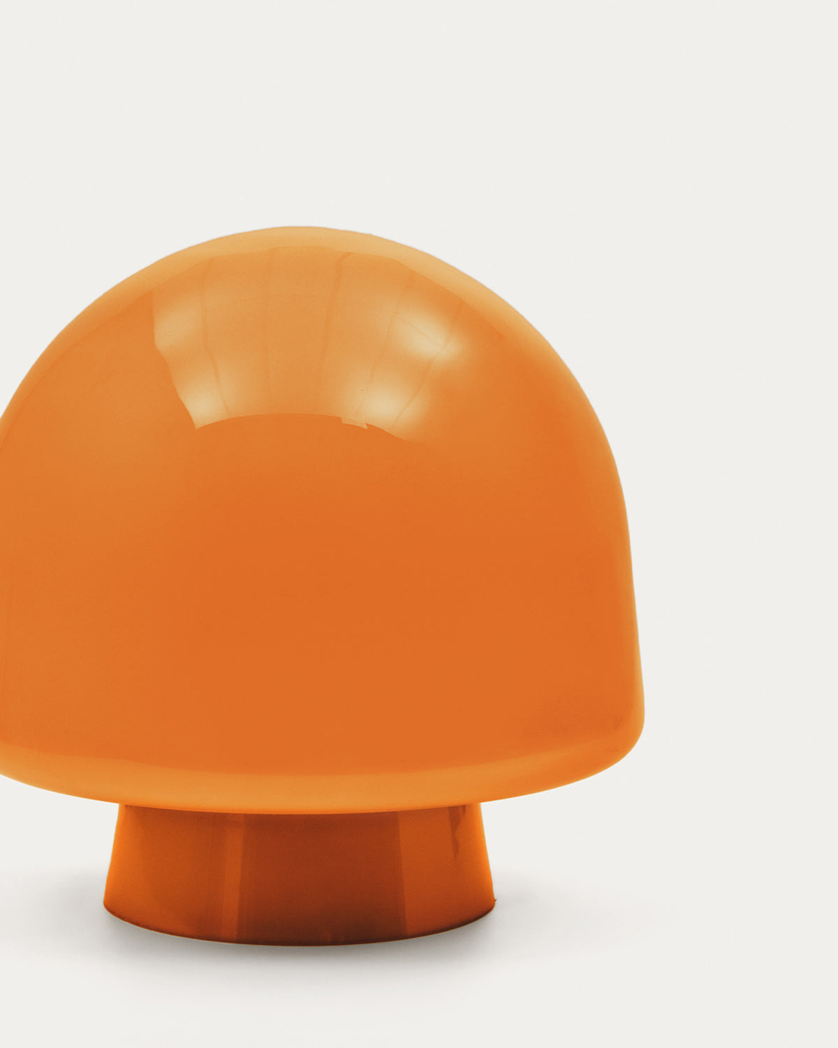 Lampa stołowa REIG pomarańczowe szkło – ujęcie 5