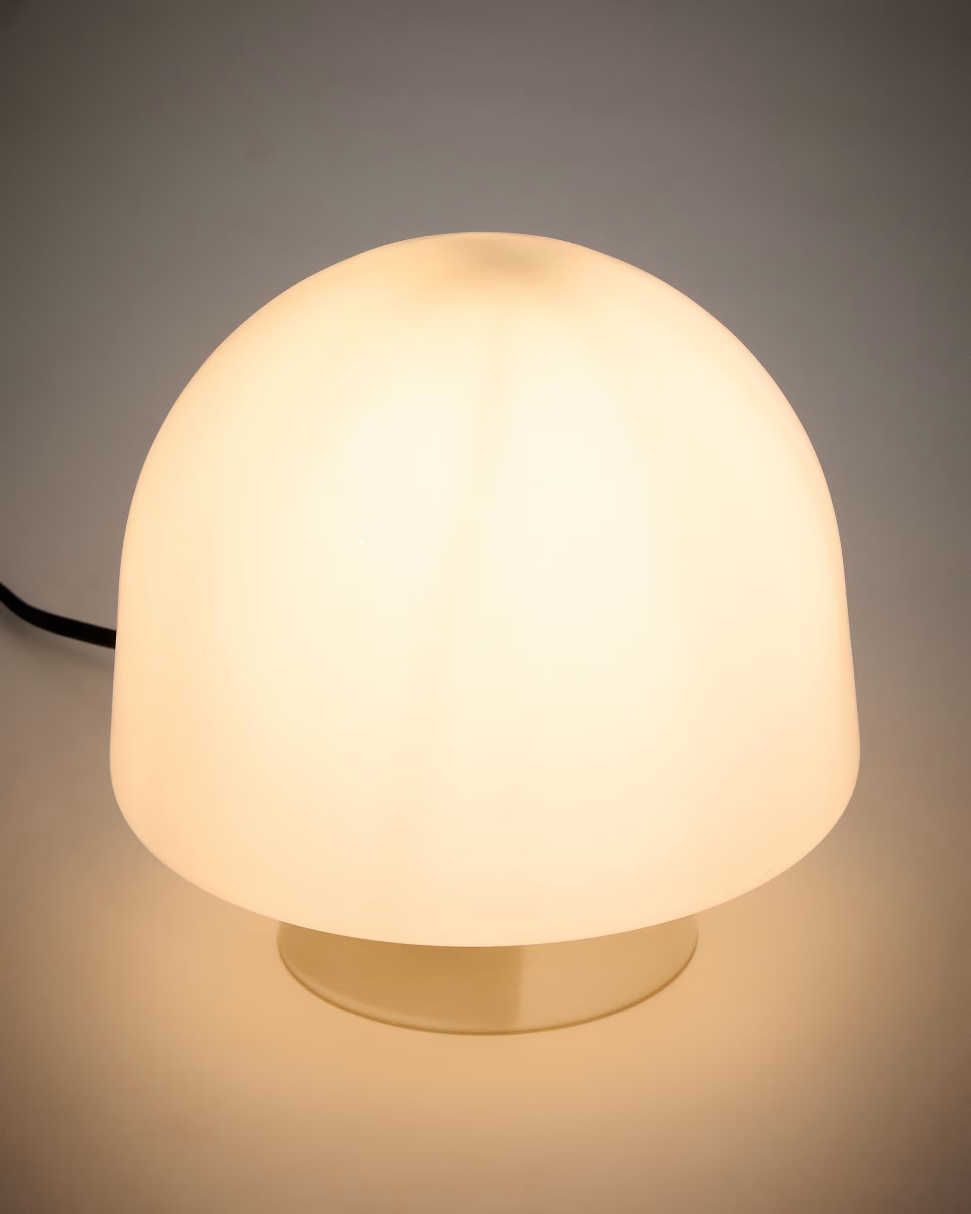 Tischlampe REIG graues Glas