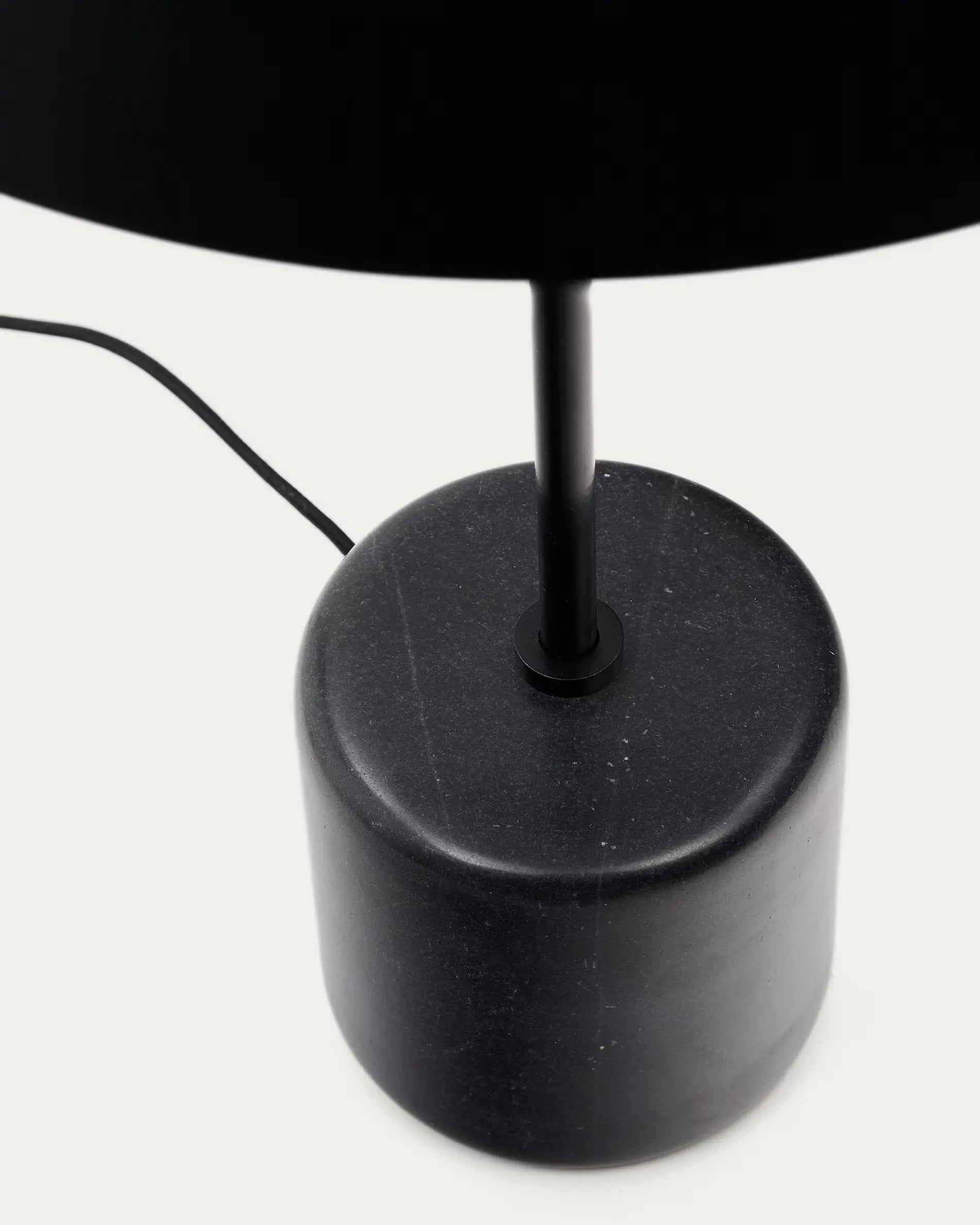 Lampa stołowa SAYRA czarny – marmur i metal