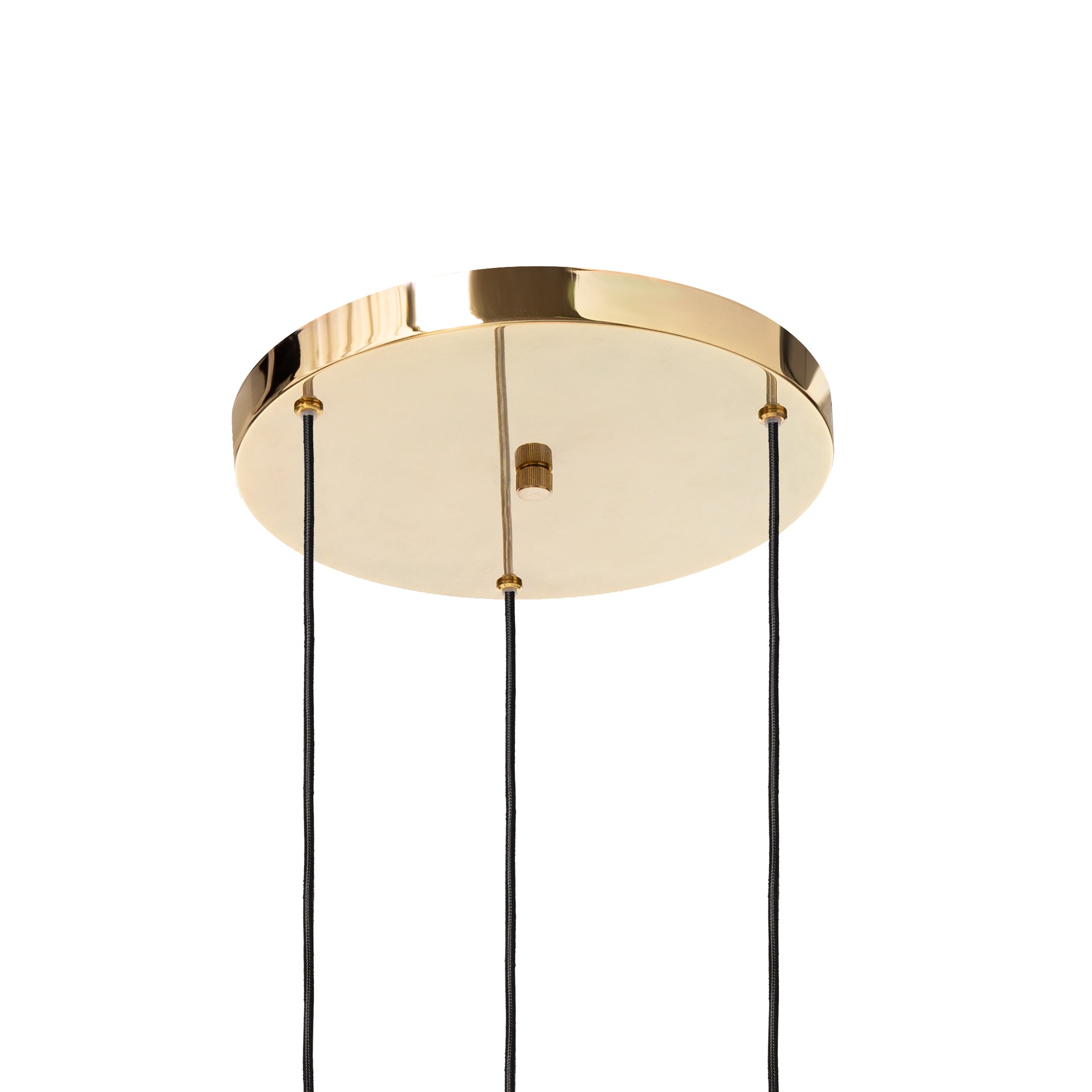 Three-point pendant lamp LAMIA gold