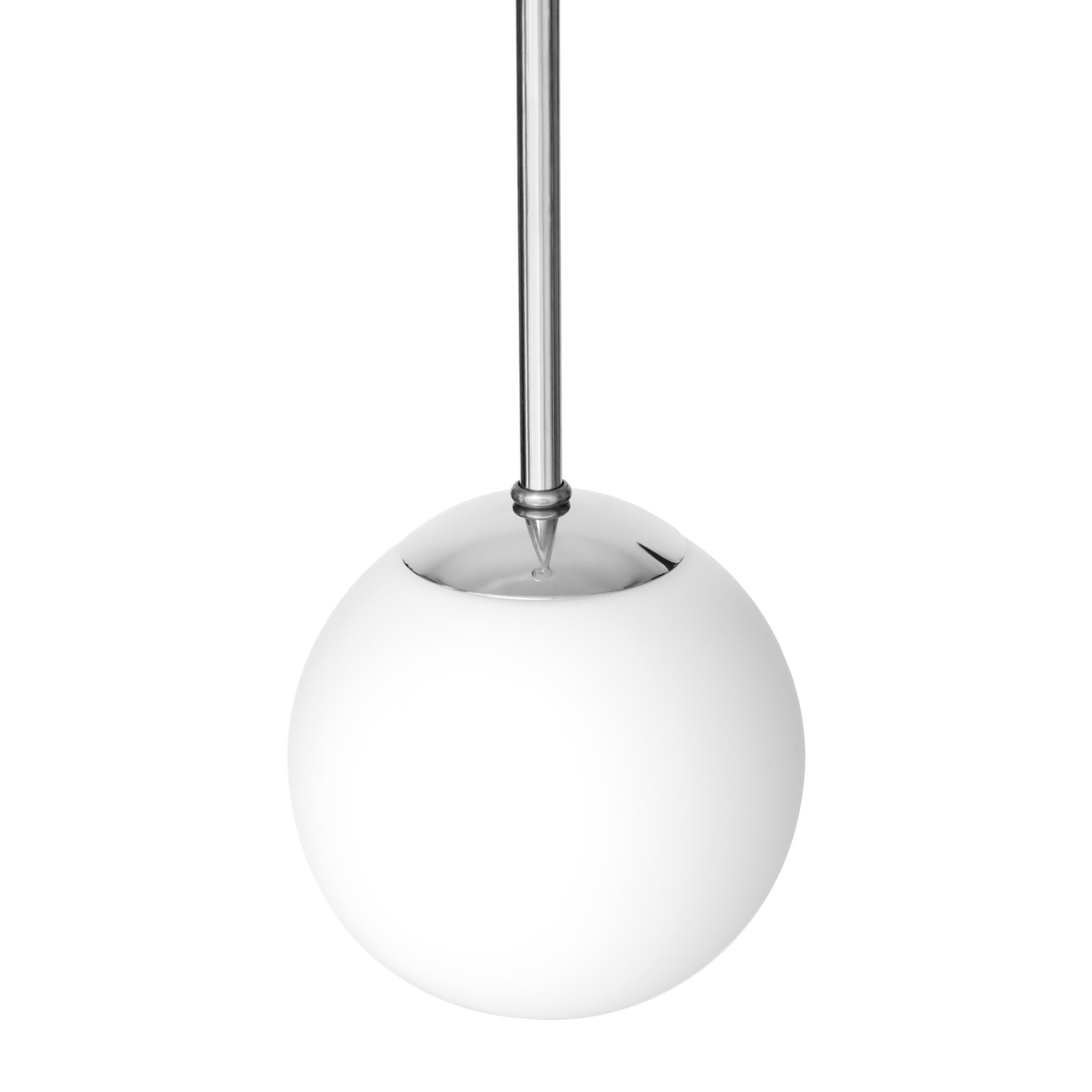 Three-point pendant lamp LAMIA chrome