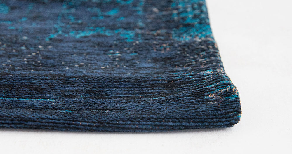 Teppich MEDALLION BLAU NACHT granatrot