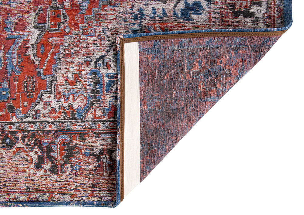 Heriz Classic Brick Red-Blue Teppich