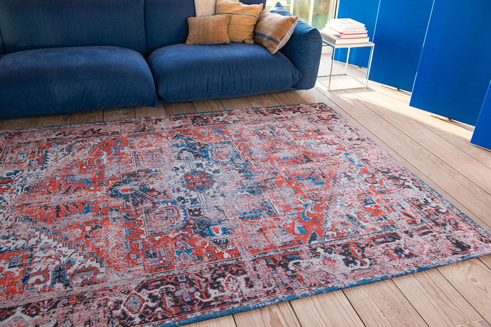 Heriz Classic Brick Red-Blue Teppich