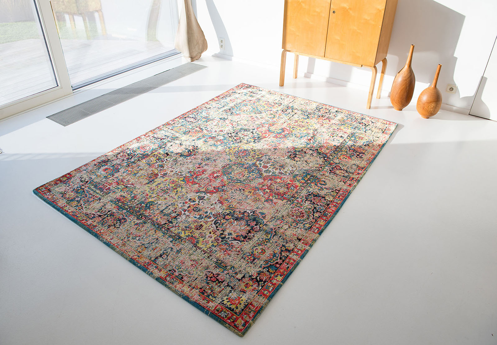 Bakthiari Teppich Janissery Multi Brown-Borde