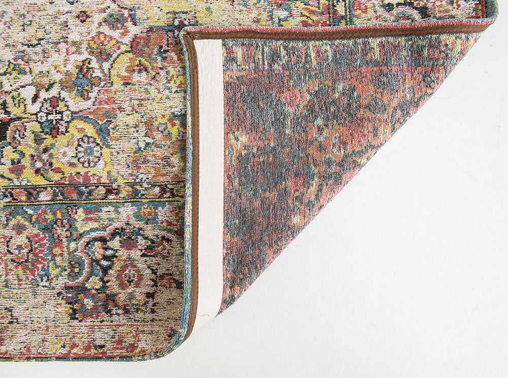 Bakthiari Teppich Janissery Multi Brown-Borde
