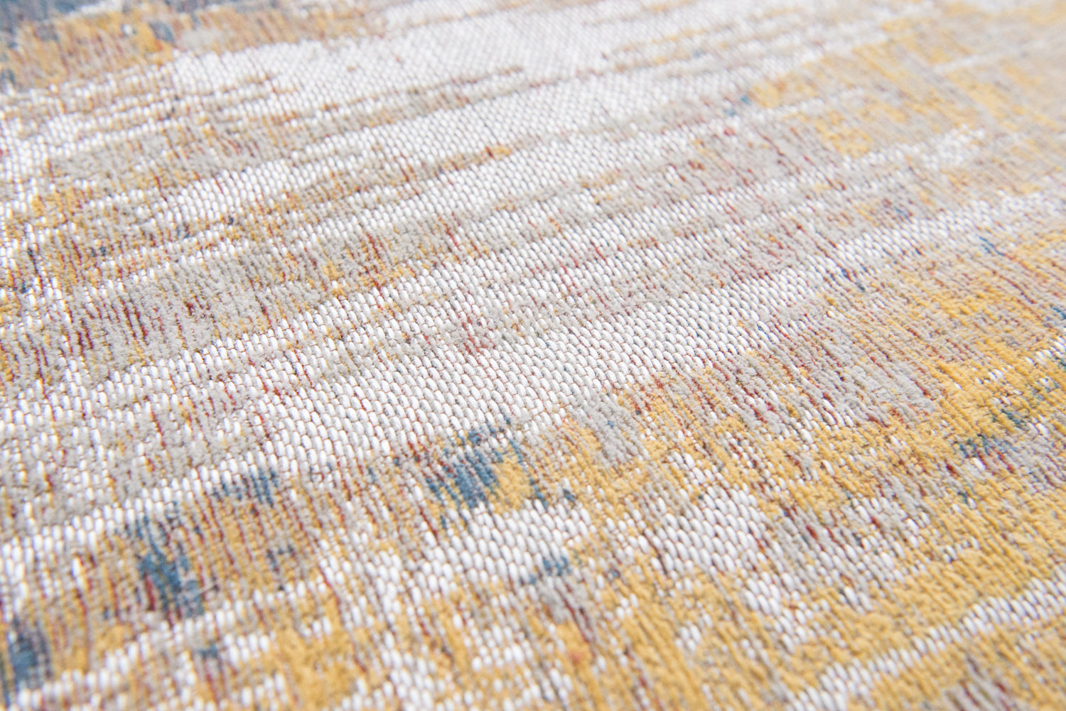 Round rug Streaks Montauk Multi beige-yellow
