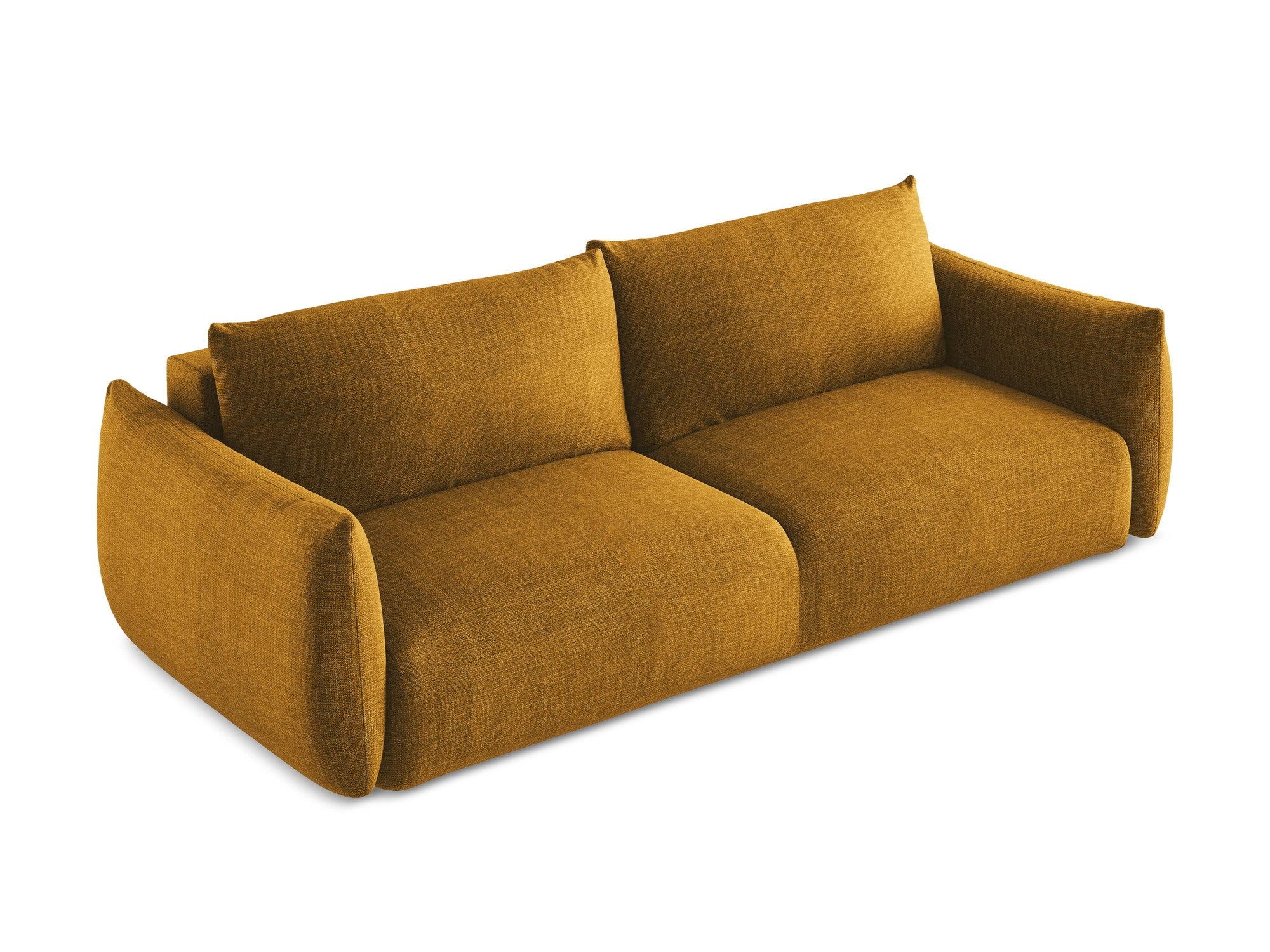 3-Seater Sofa with Sleeping Function LEILA Mustard