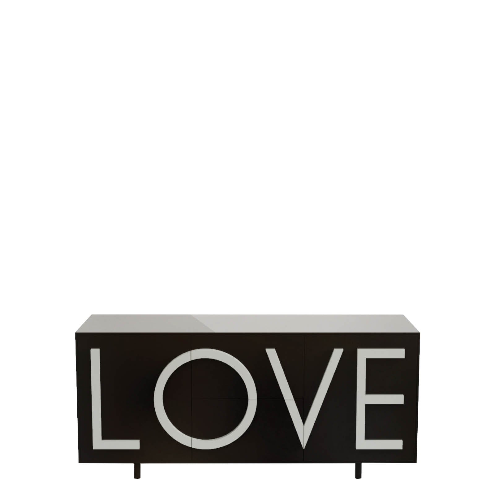 LOVE Kommode schwarz