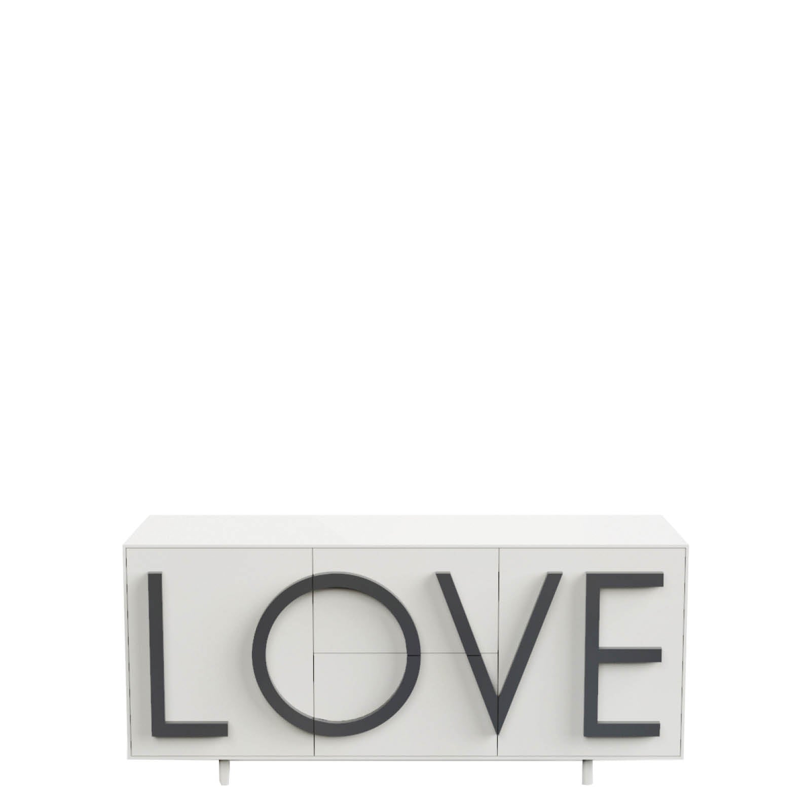 LOVE Kommode weiß