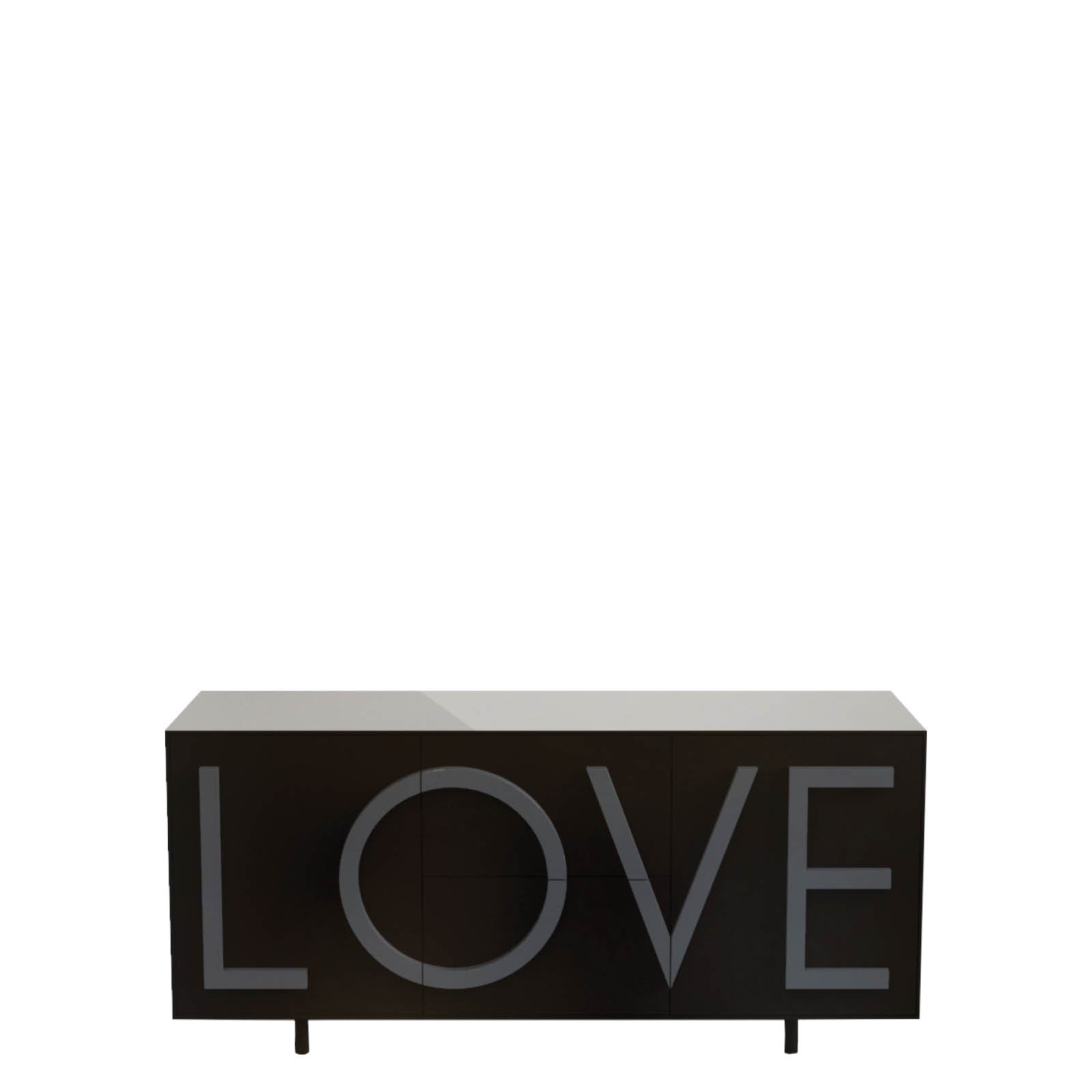 LOVE Kommode schwarz