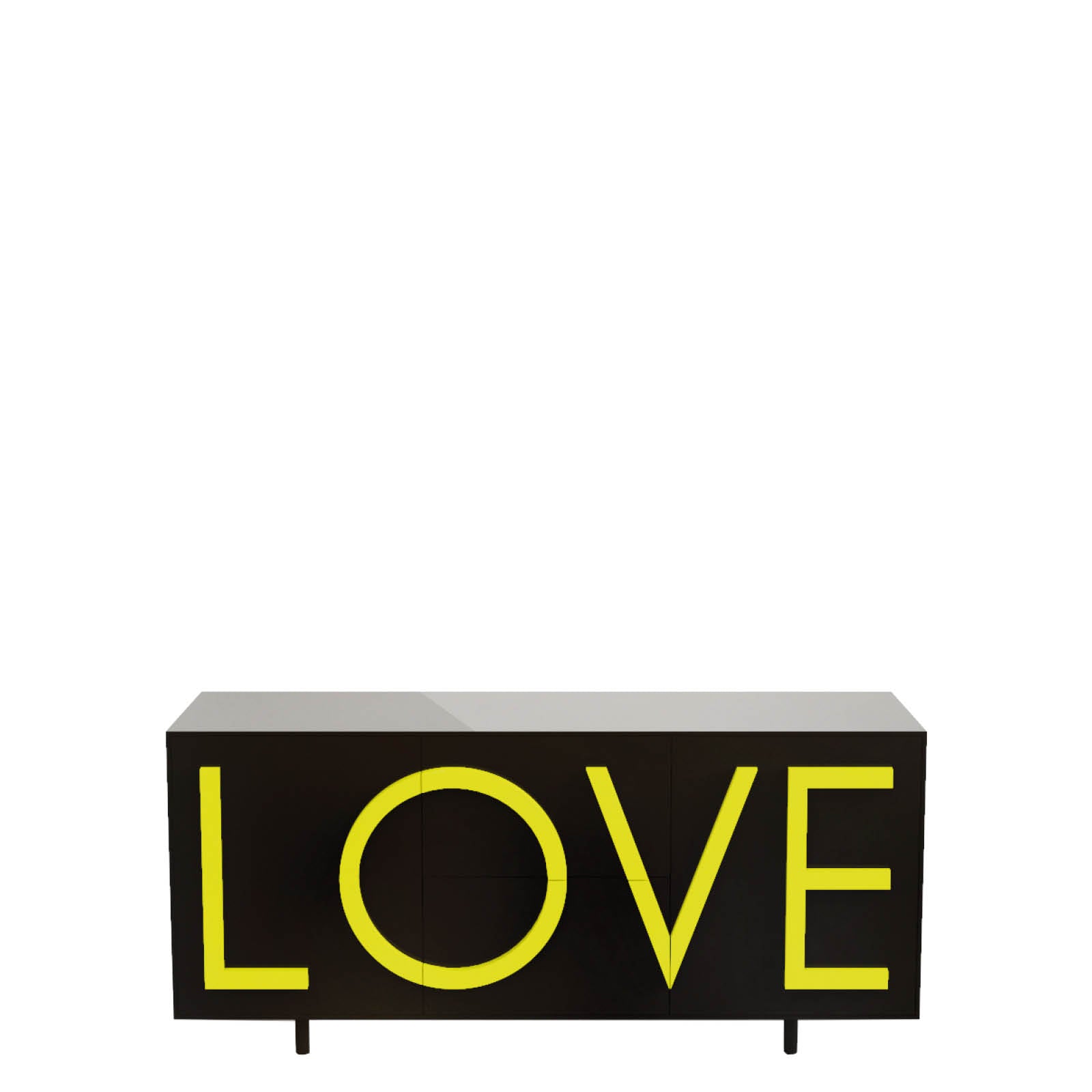 LOVE Kommode schwarz