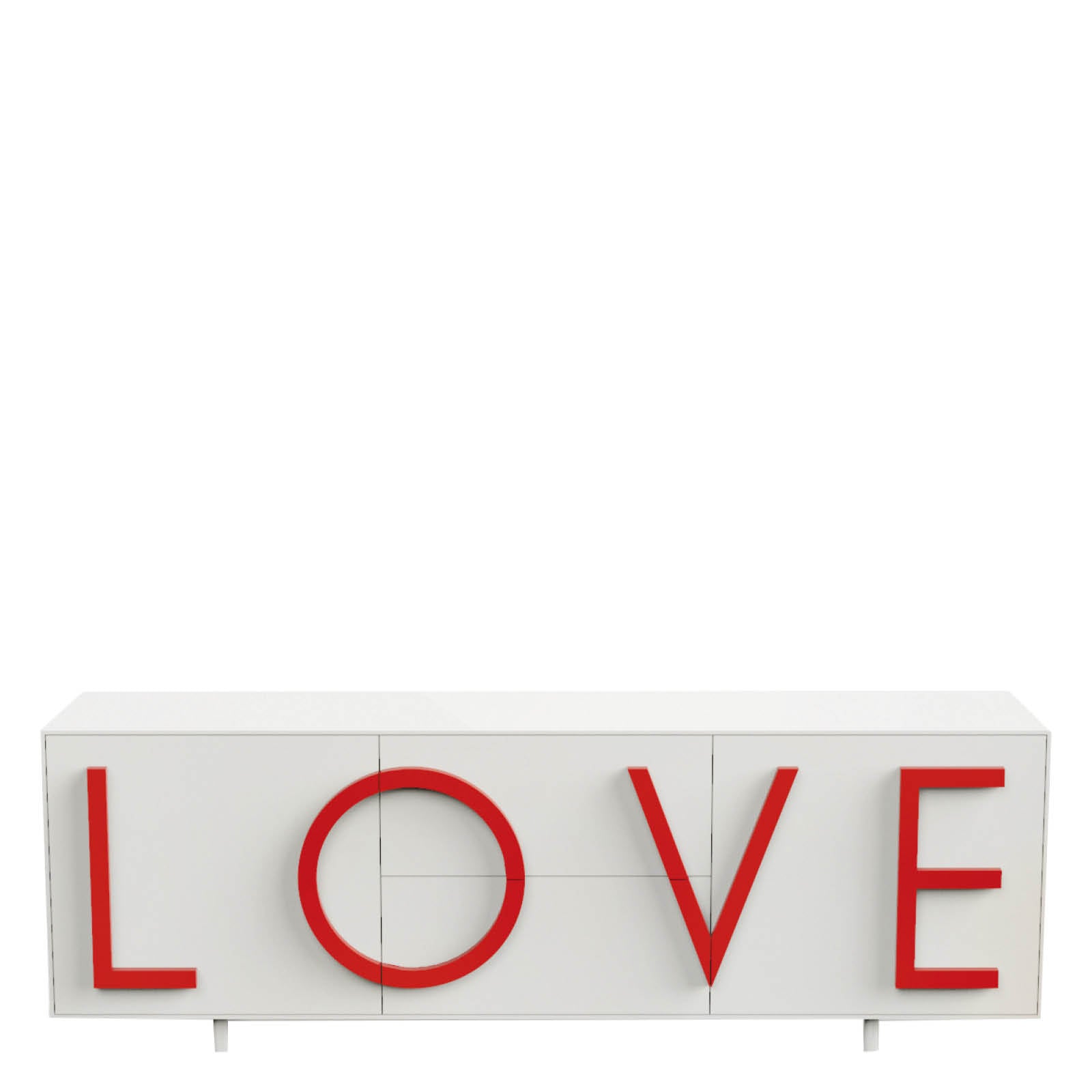 LOVE Kommode weiß