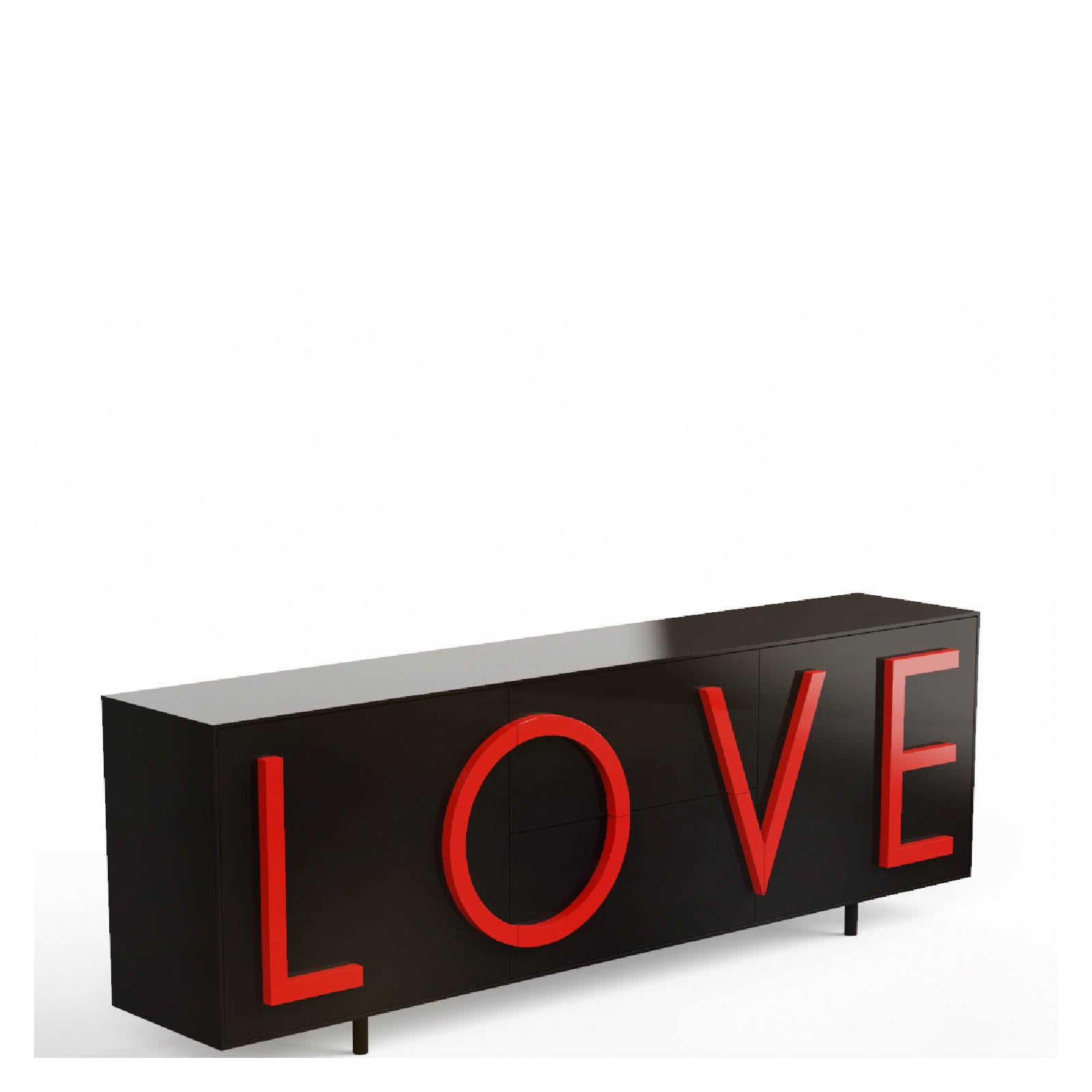 LOVE Kommode schwarz