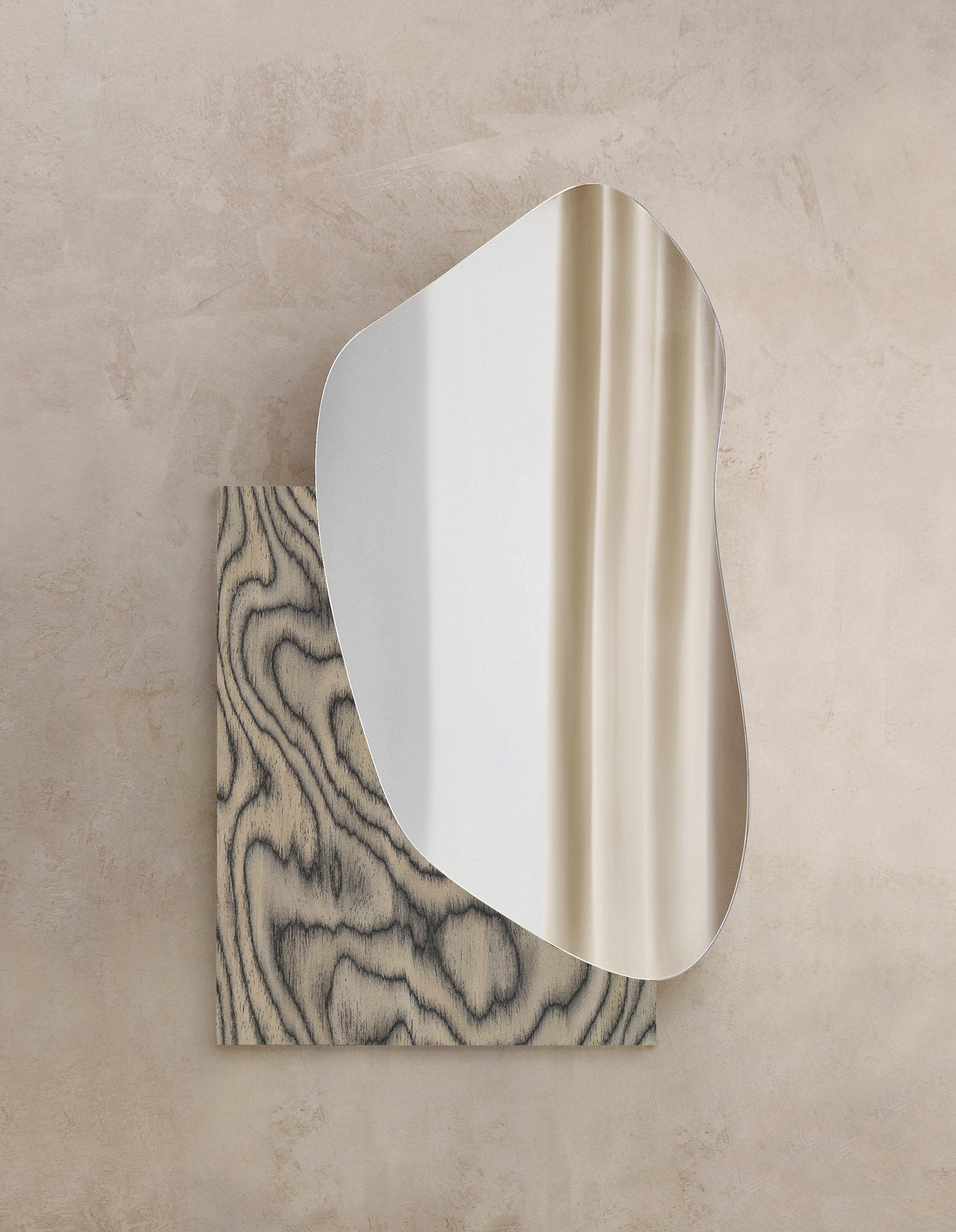 LUSTRO LAKE 1 ALPI gray wooden veneer
