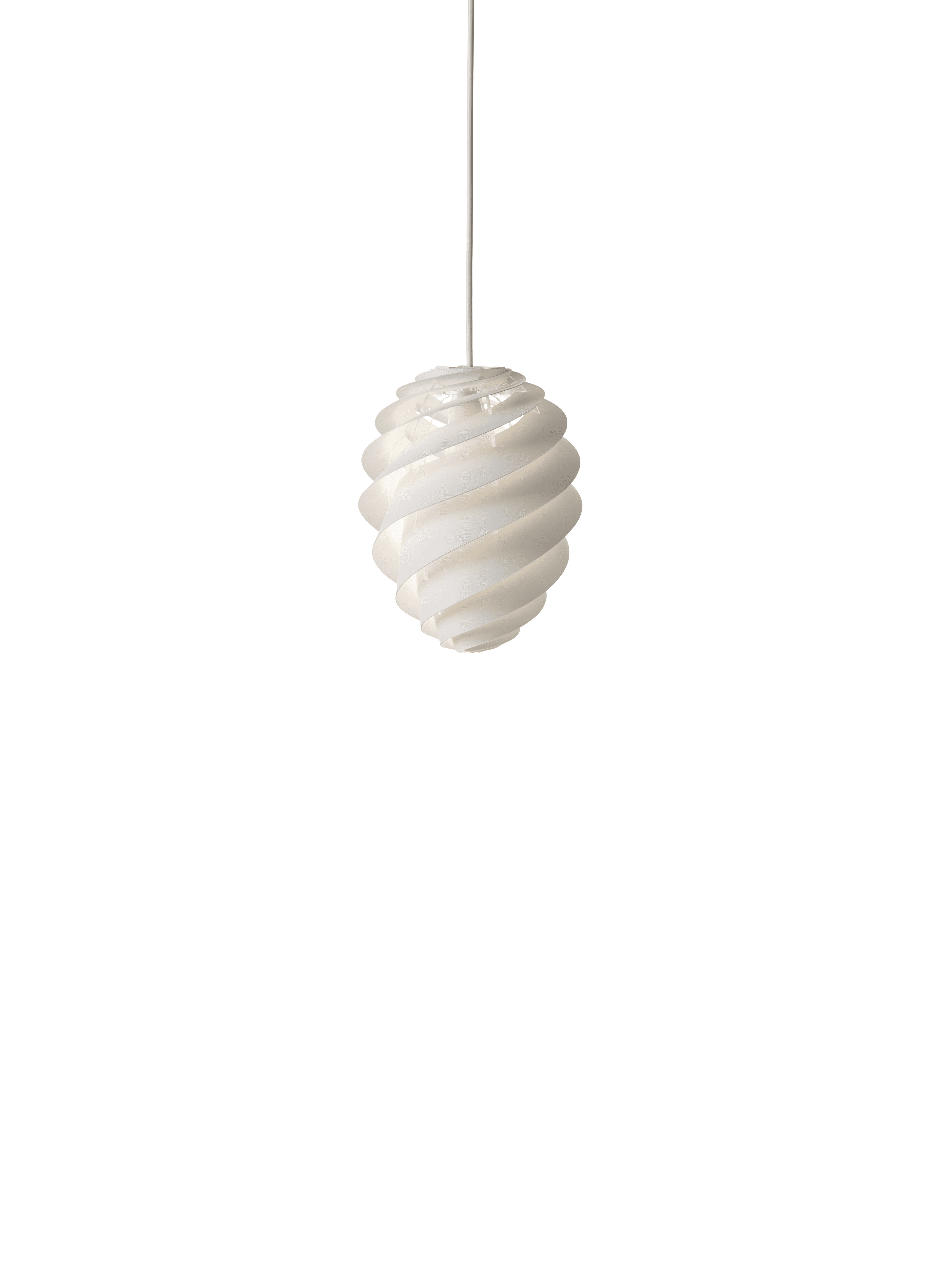 Hanging Lamp MODEL 1312 SWIRL 2 white