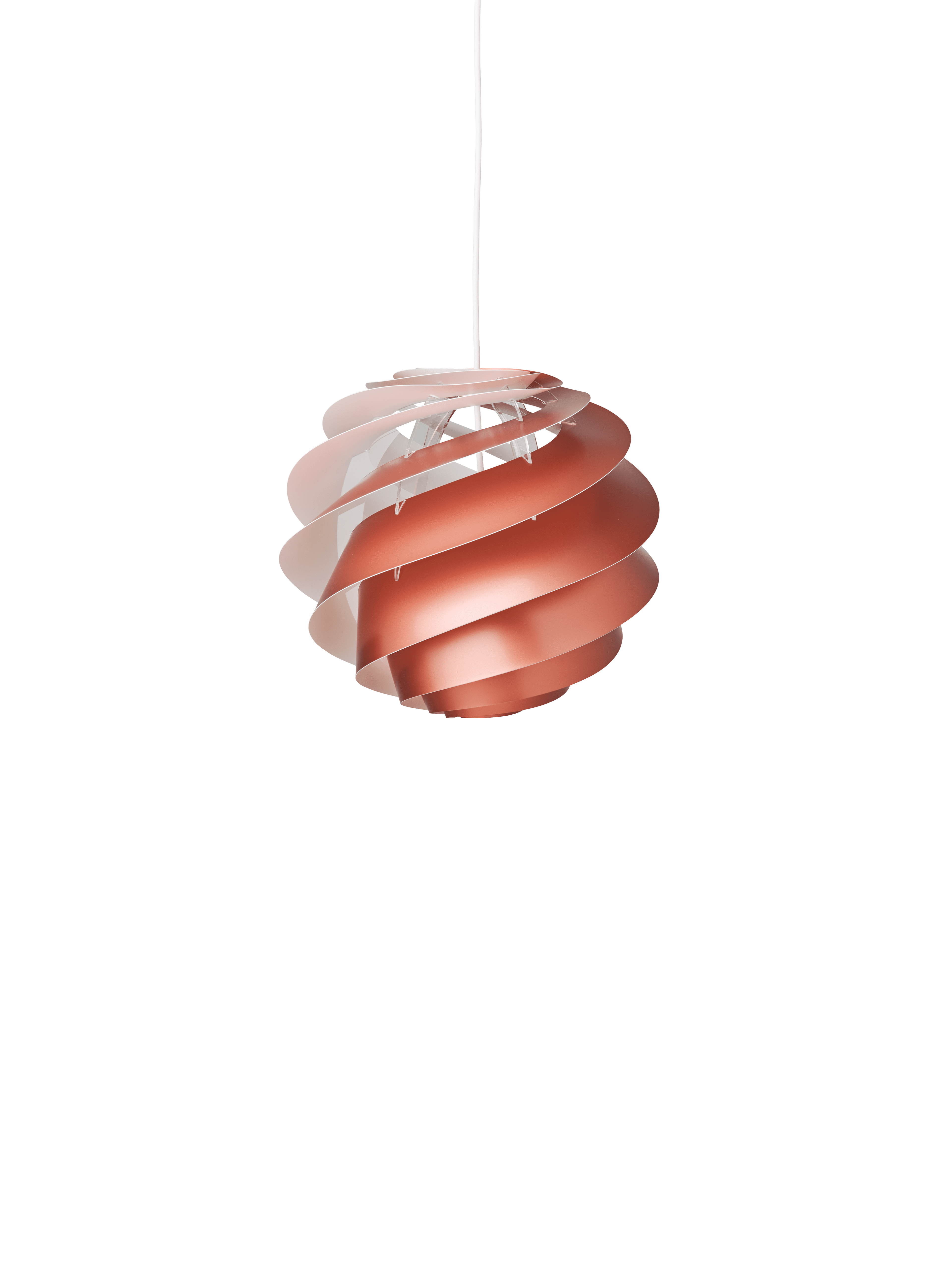 Hanging Lamp MODEL 1313 SWIRL 3 Copper