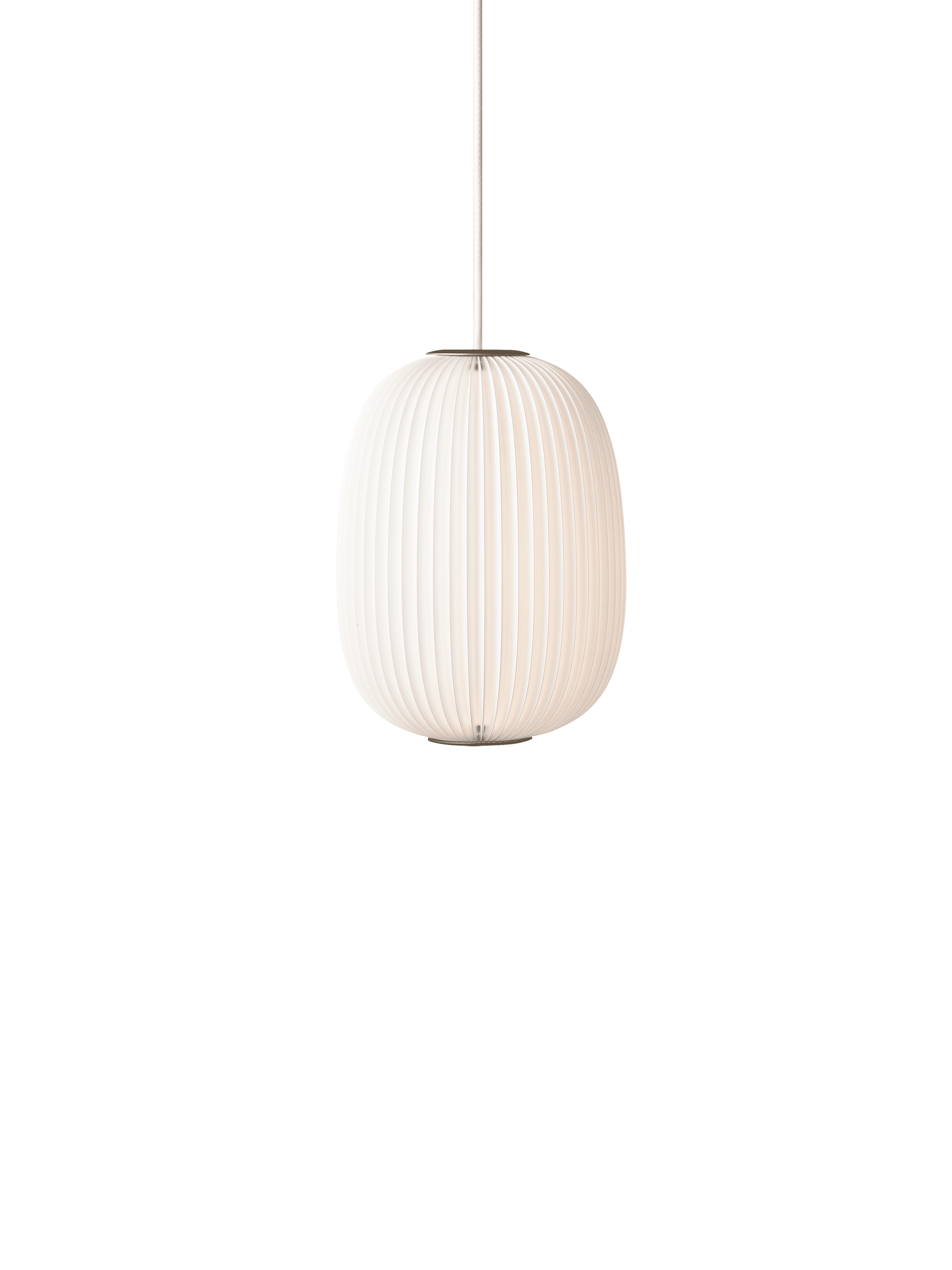 Hanging Lamp MODEL 135 LAMELLA 4 white with gold detail
