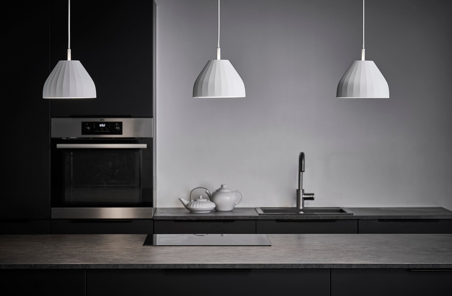 Hanging Lamp MODEL 140 FACET white