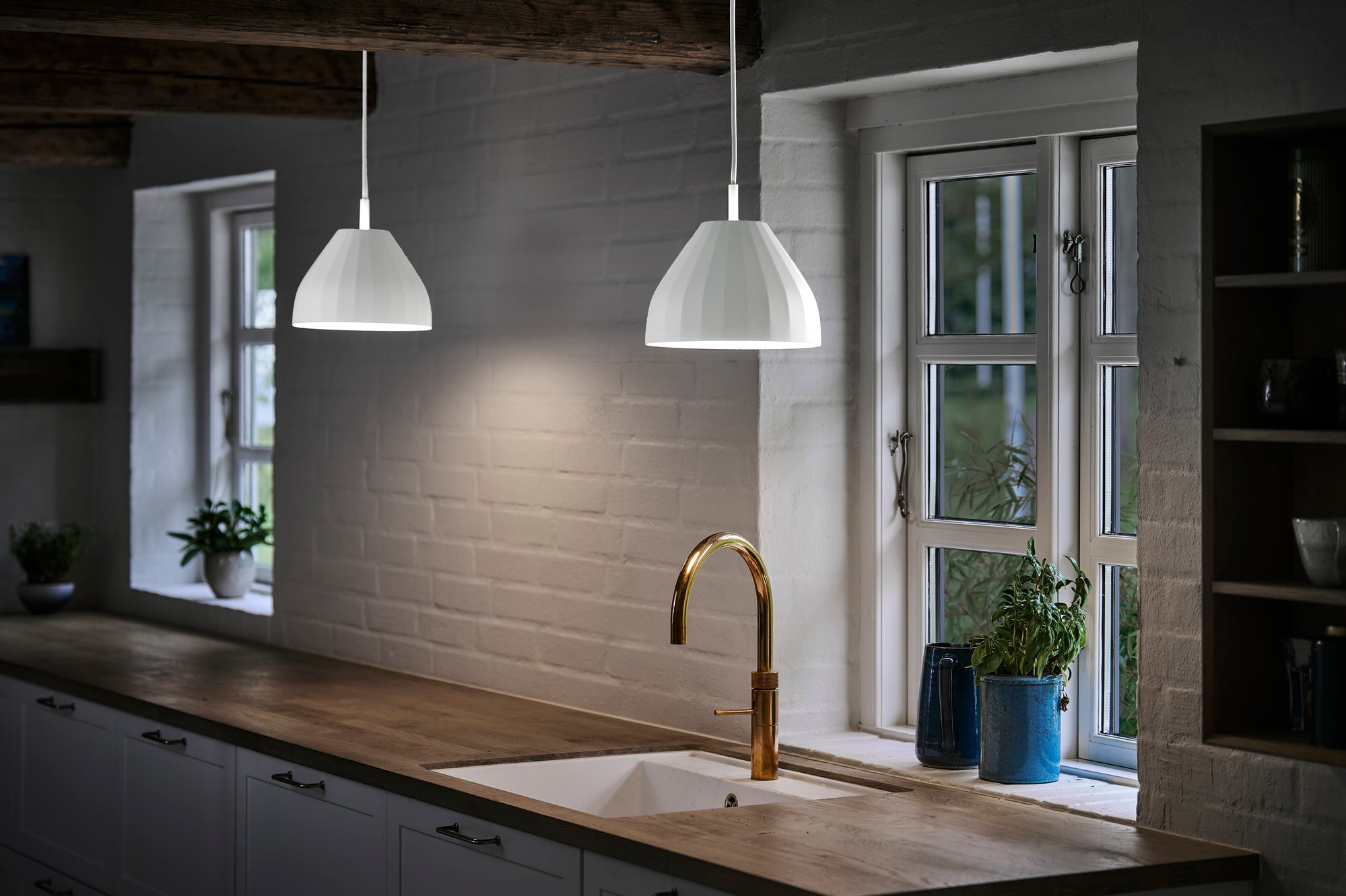 Hanging Lamp MODEL 140 FACET white