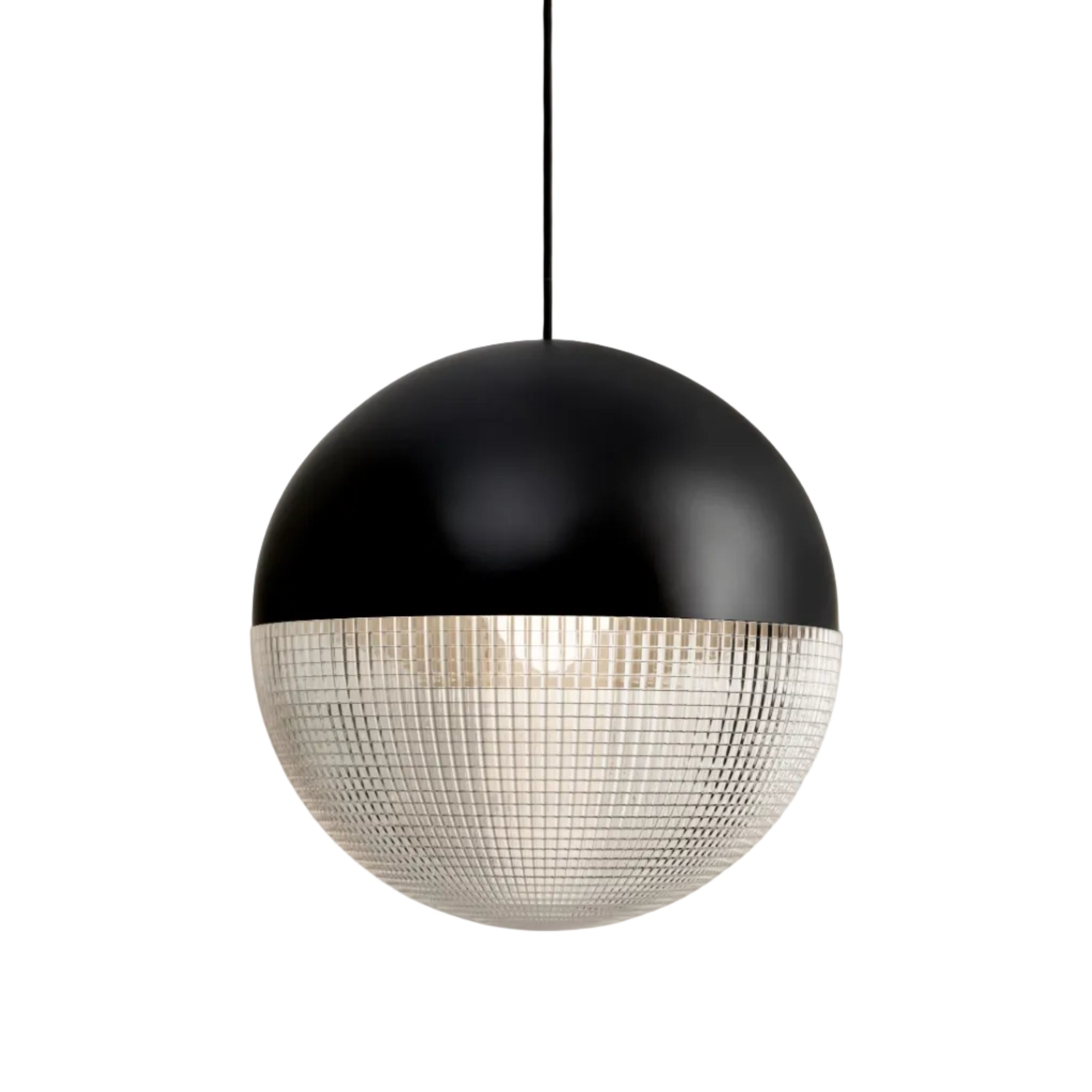 LENS FLAIR Pendant Lamp in Matte Black
