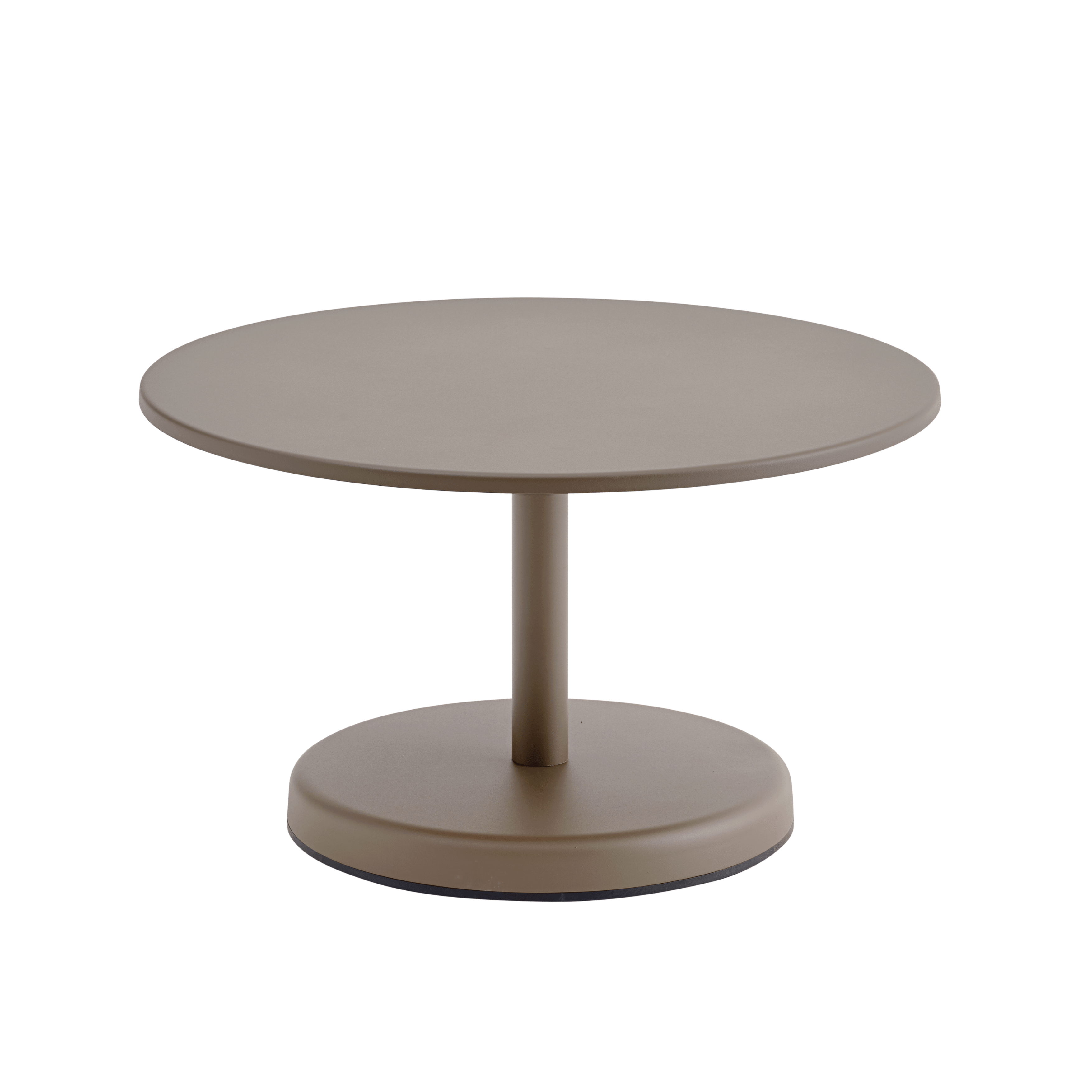 Outdoor coffee table LINEAR taupe steel