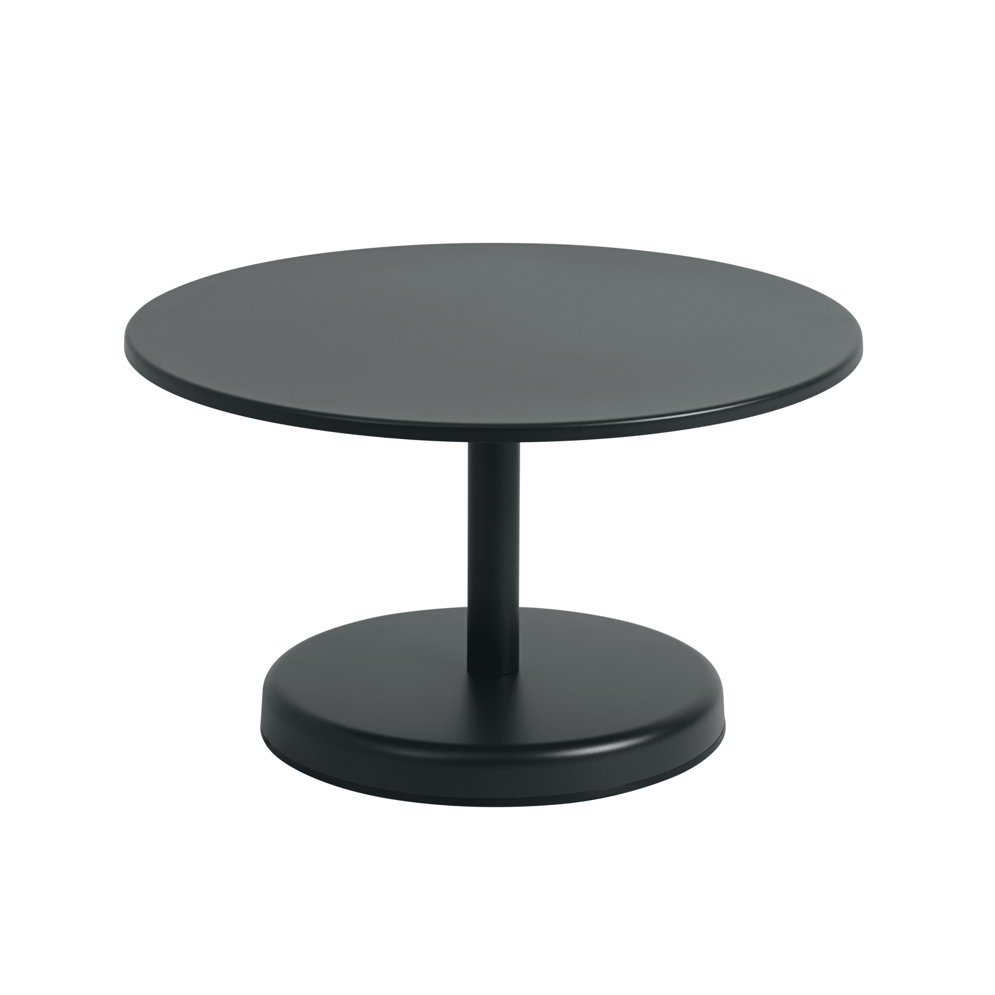Outdoor coffee table LINEAR black steel