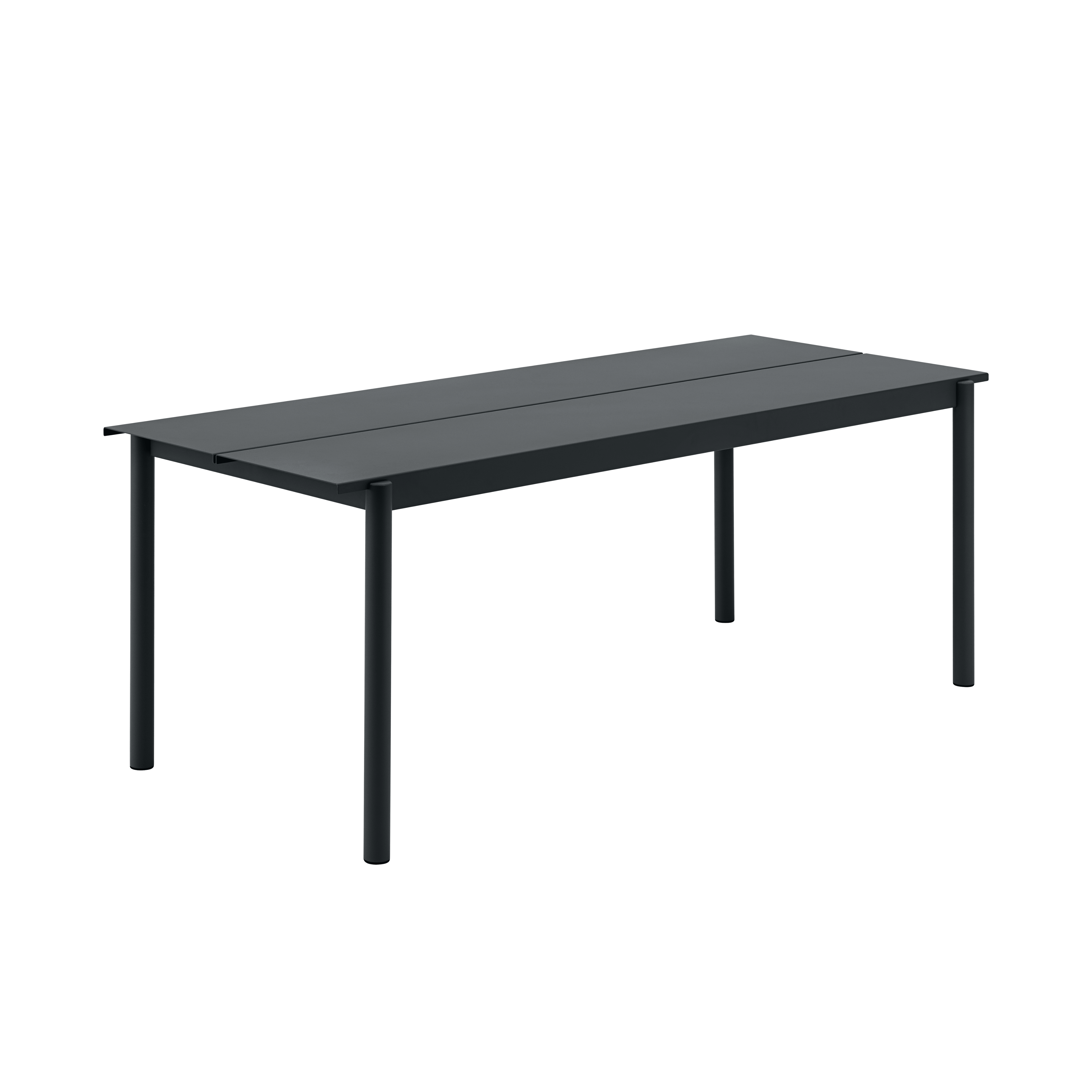 LINEAR Outdoor Table Black Steel