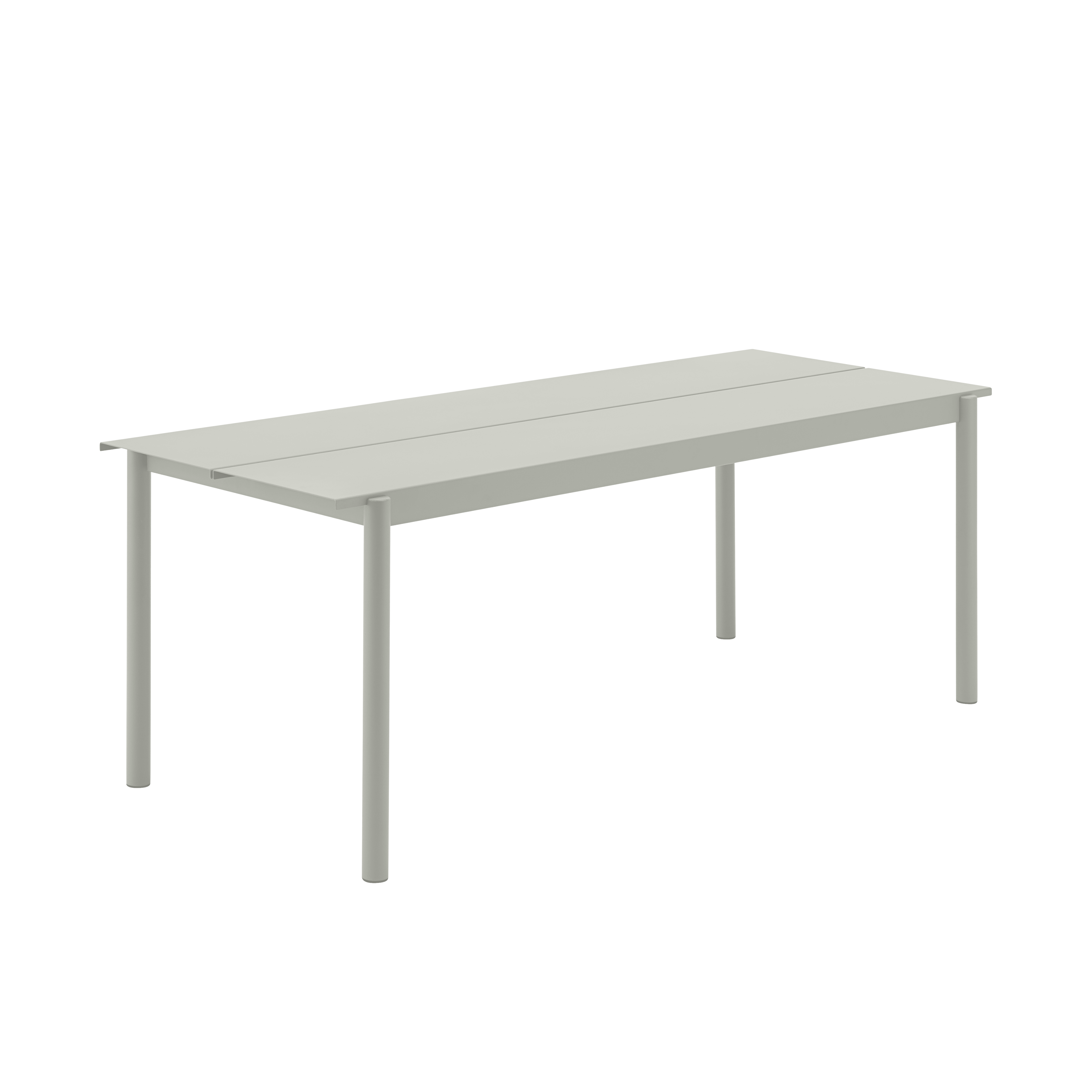 LINEAR Outdoor Table Gray Steel