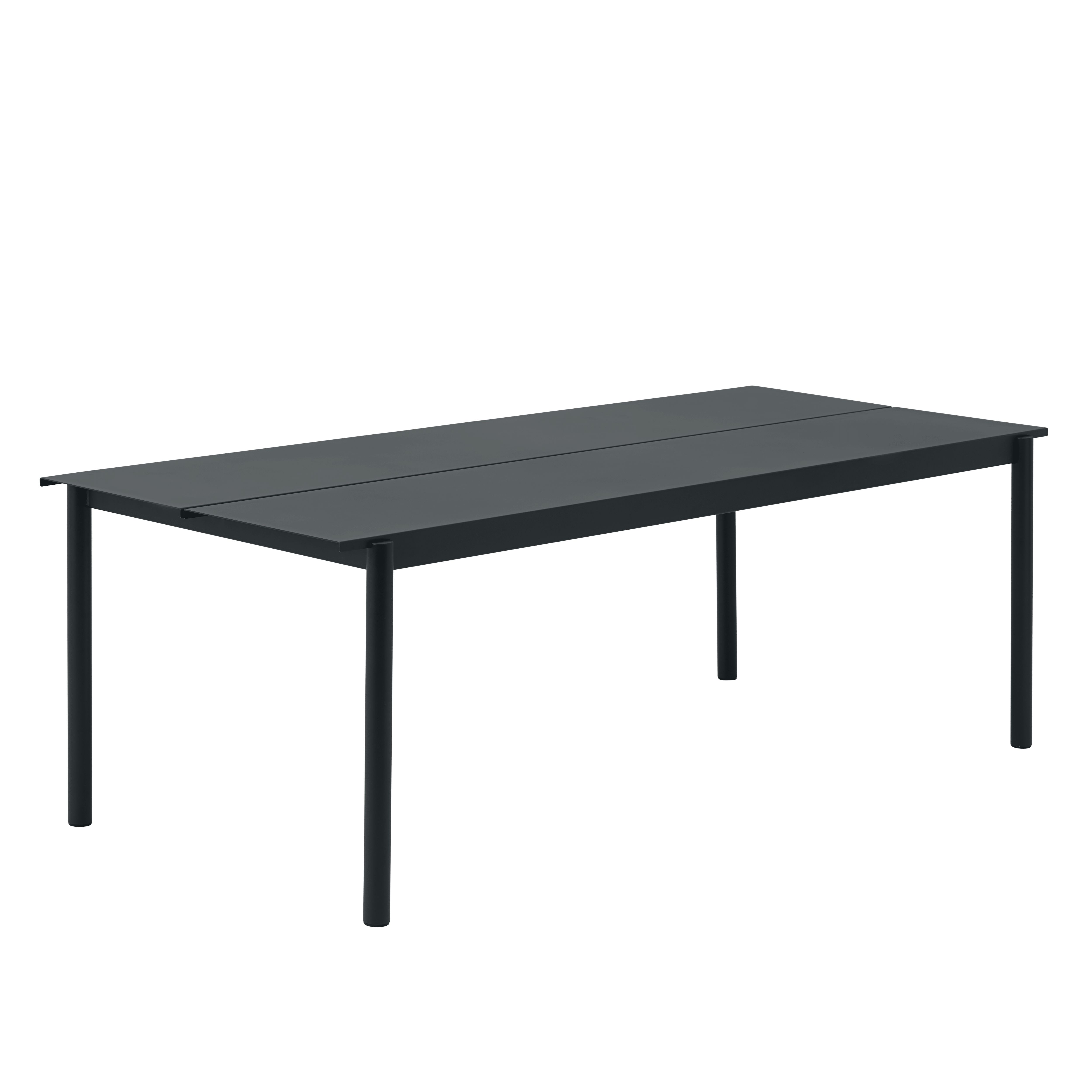 LINEAR Outdoor Table Black Steel