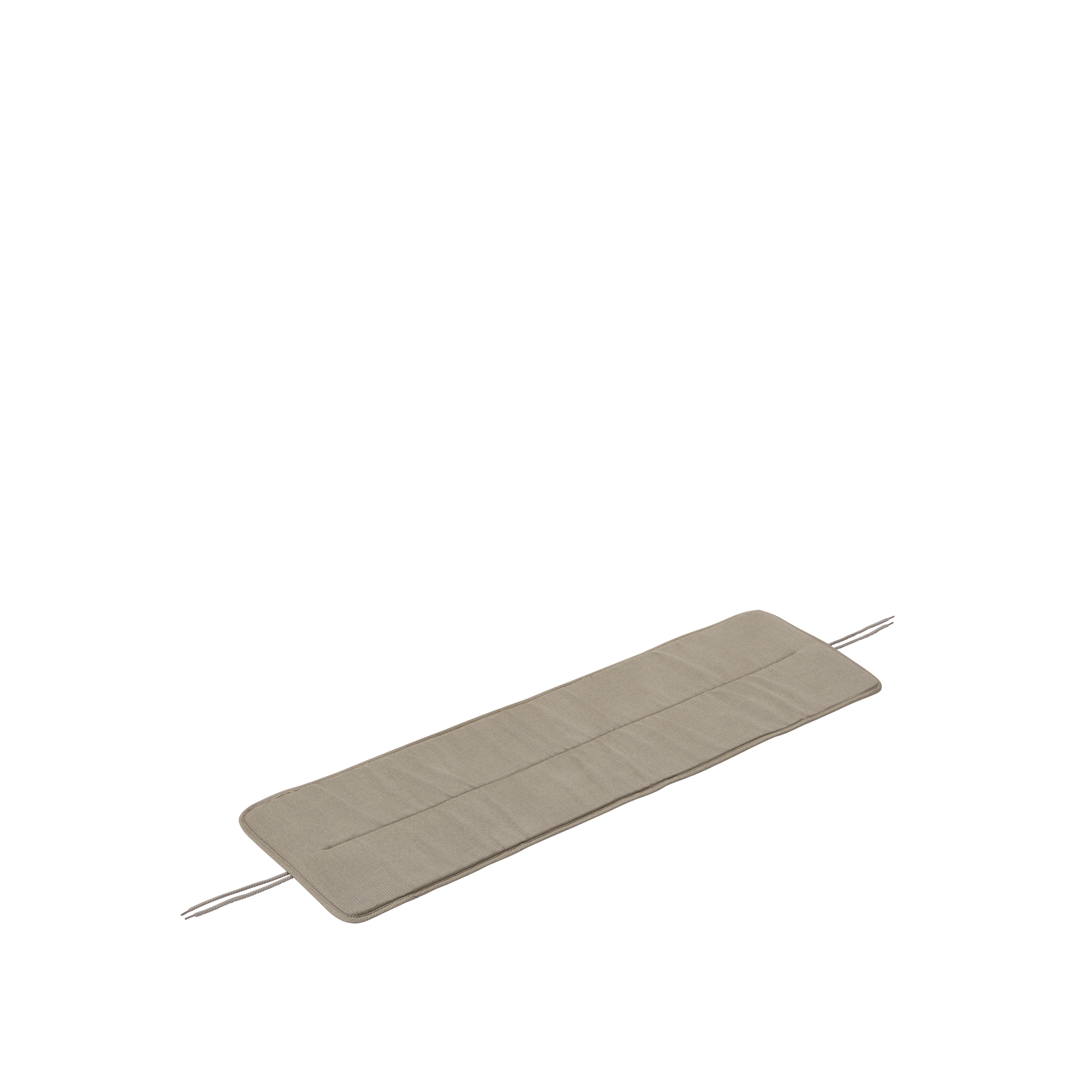 LINEAR Gray Steel Outdoor Bench
