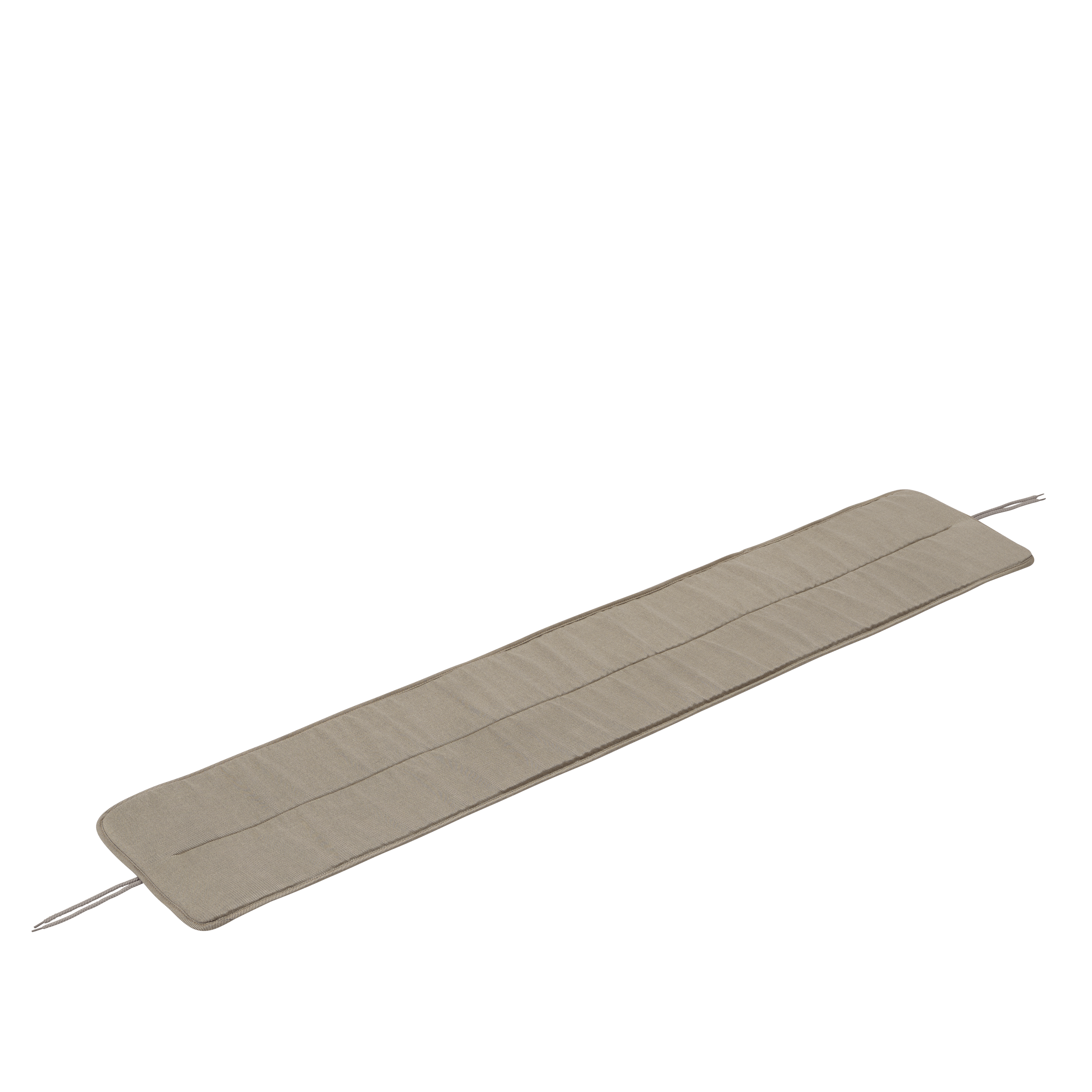 LINEAR Gray Steel Outdoor Bench